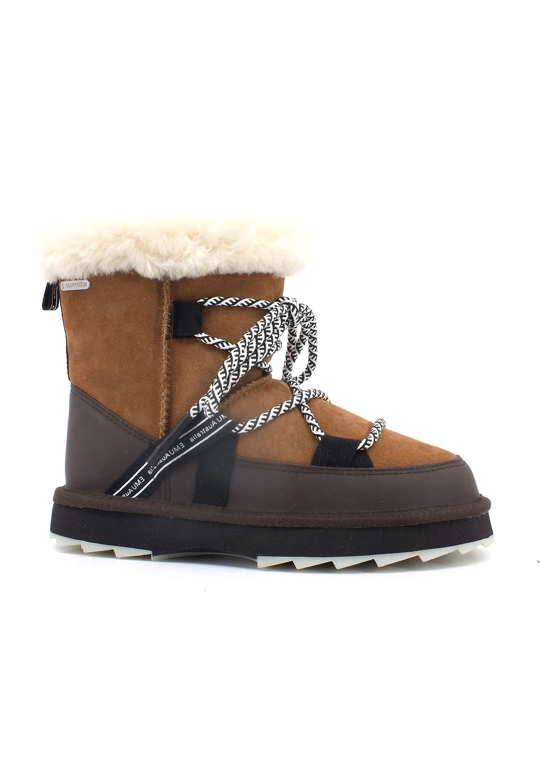 EMU Blurred Stivaletto Pelo Donna Chestnut W12641