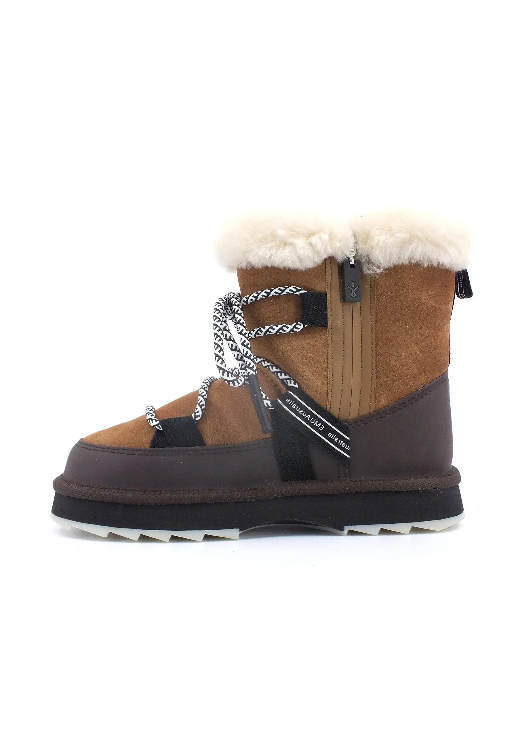 EMU Blurred Stivaletto Pelo Donna Chestnut W12641