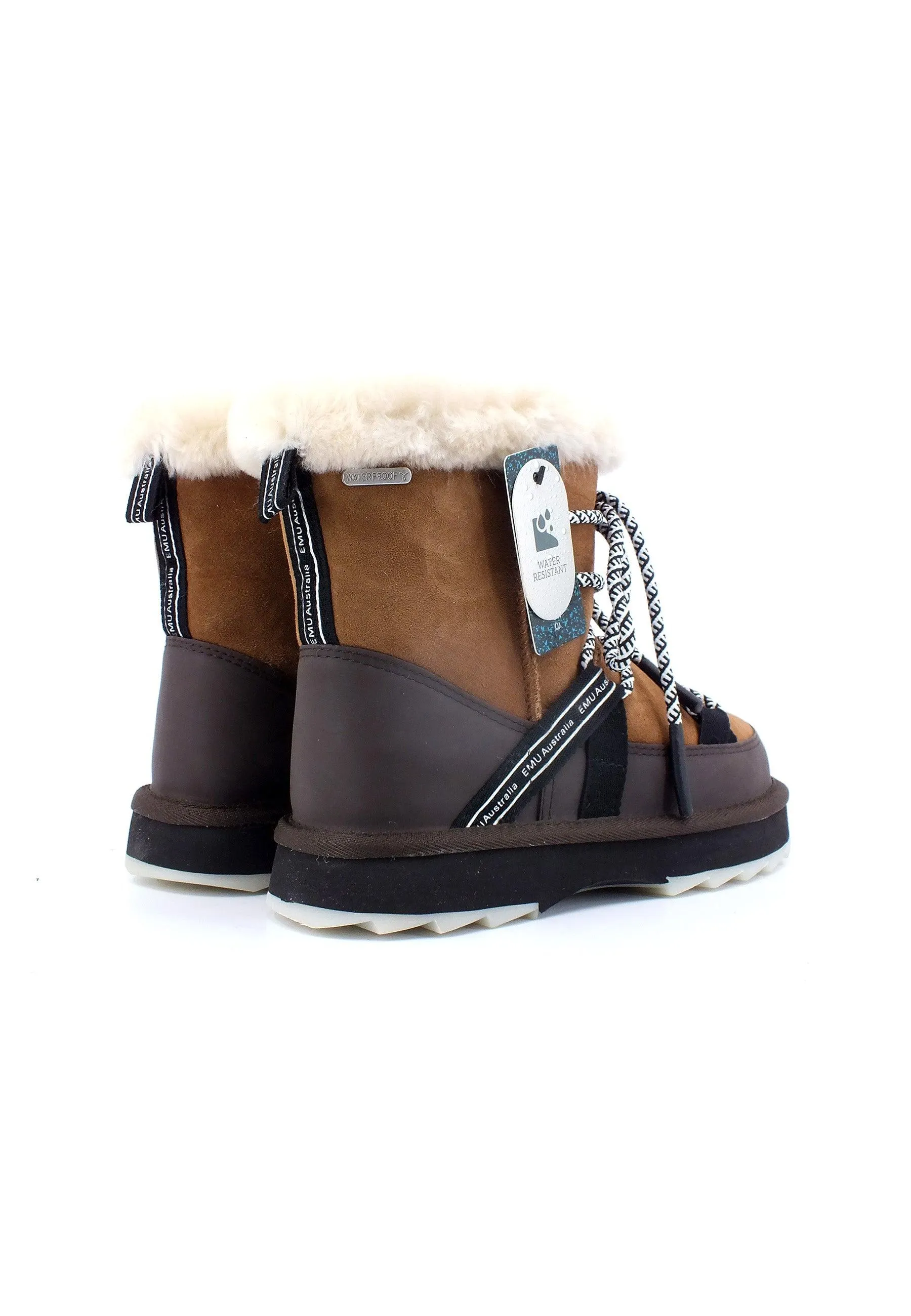 EMU Blurred Stivaletto Pelo Donna Chestnut W12641
