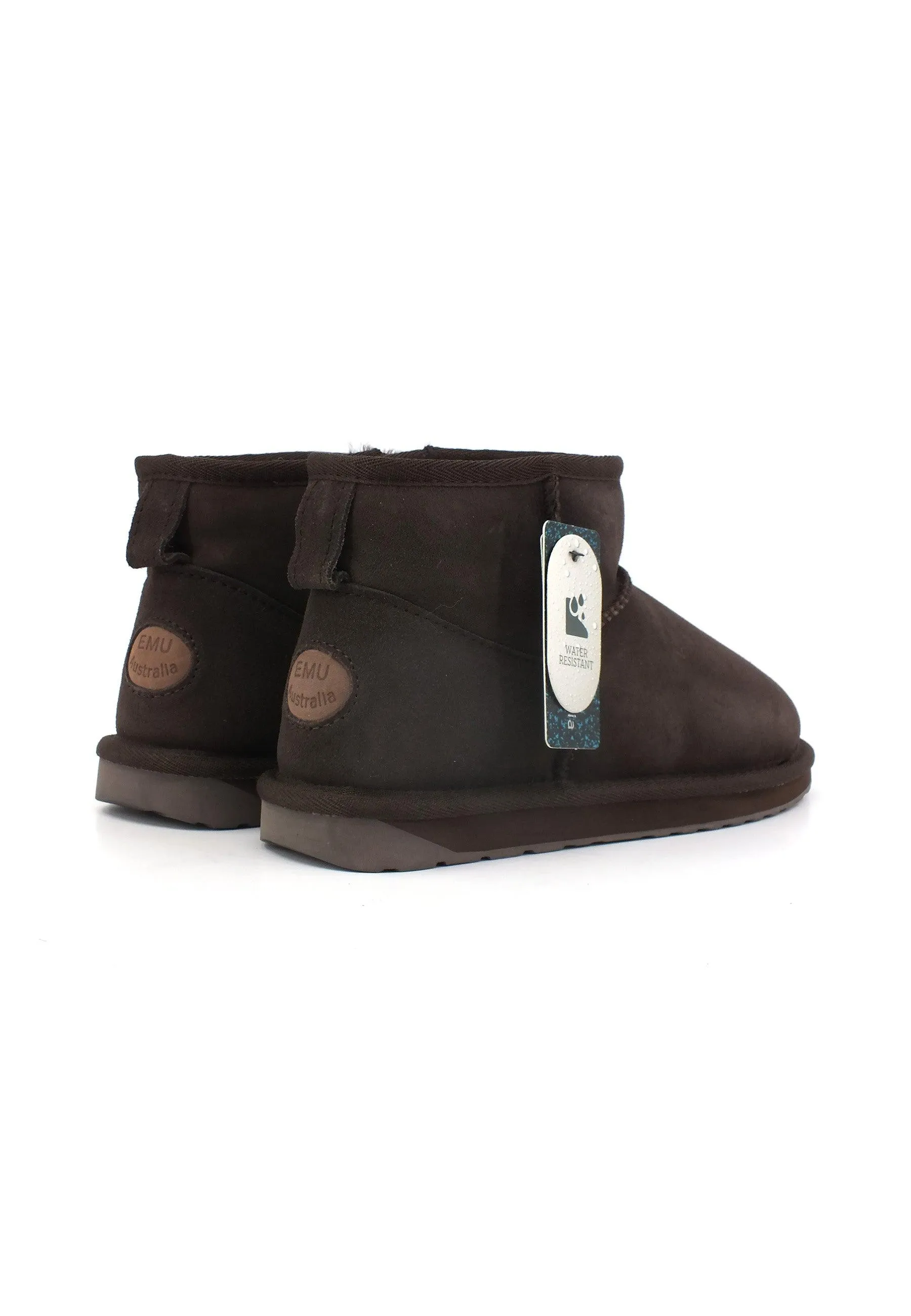 EMU Stinger Micro Stivaletto Pelo Donna Chocolate W10937
