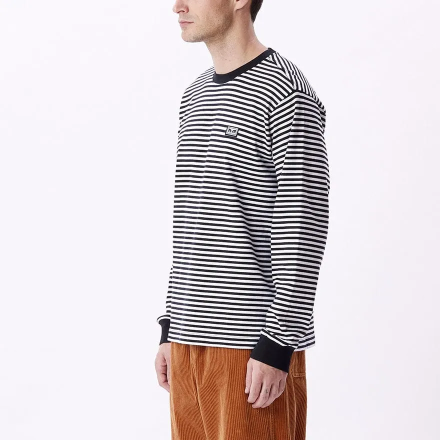ESTABLISHED WORKS EYES STRIPE TEE LS