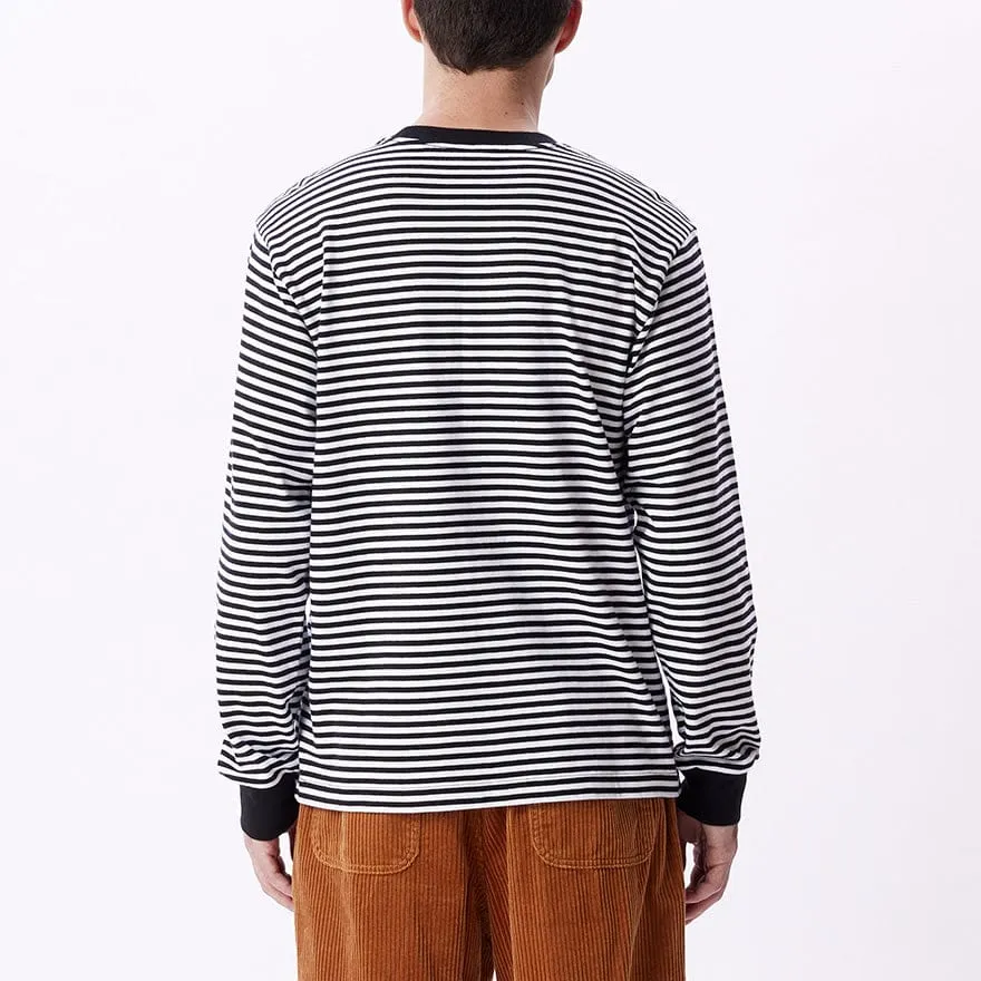 ESTABLISHED WORKS EYES STRIPE TEE LS