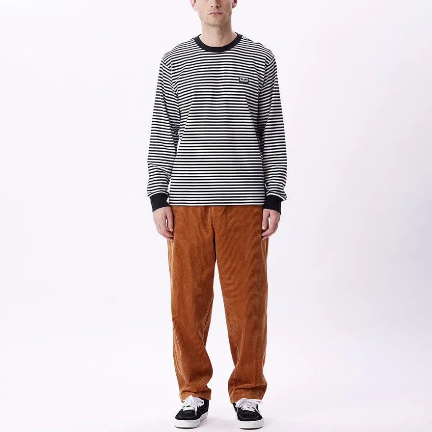 ESTABLISHED WORKS EYES STRIPE TEE LS