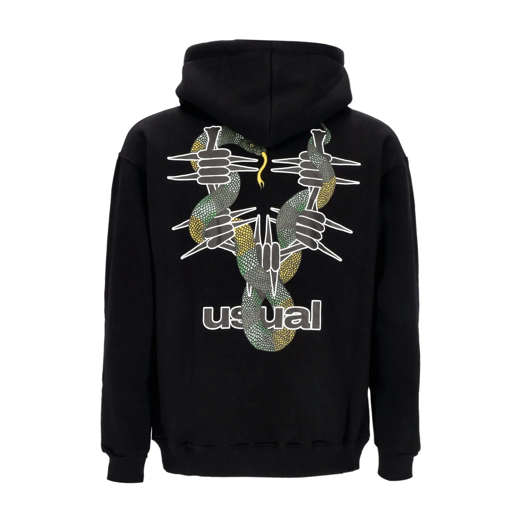 Felpa Cappuccio Uomo Poison Hoodie Black