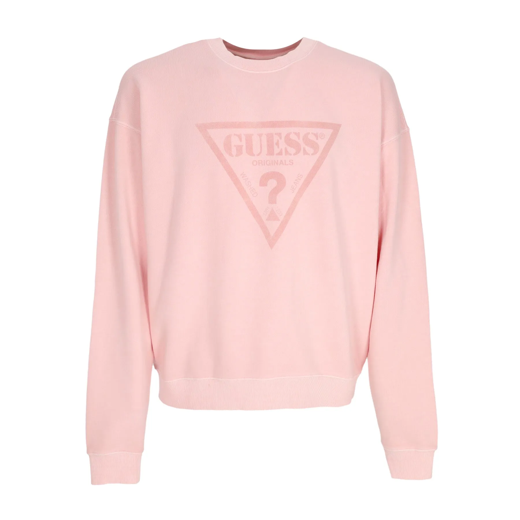 Felpa Girocollo Uomo Go Vintage Triangle Crewneck Blush Cotton Multi