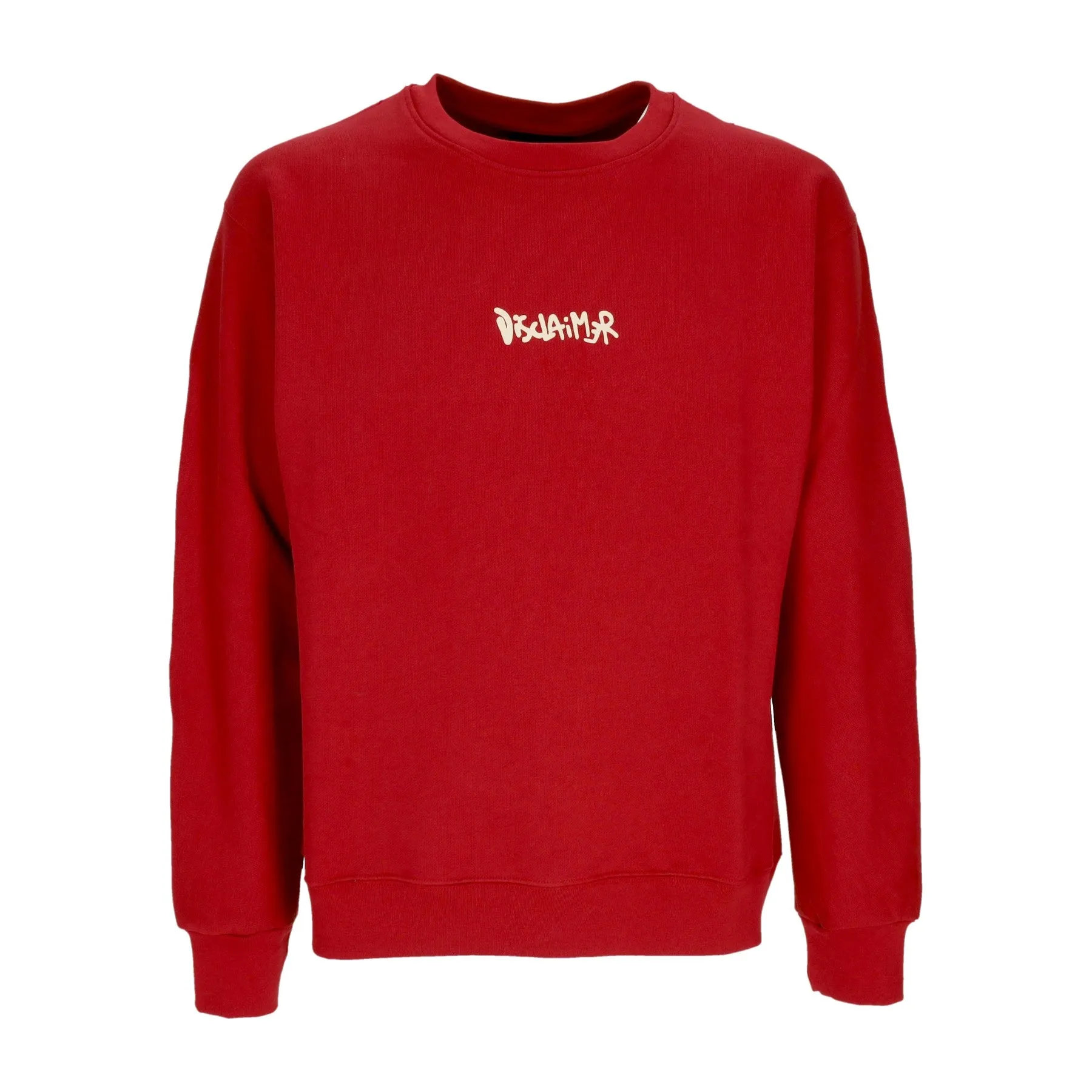 Felpa Leggera Girocollo Uomo Back Big Logo Crewneck Indian Red/st Brown