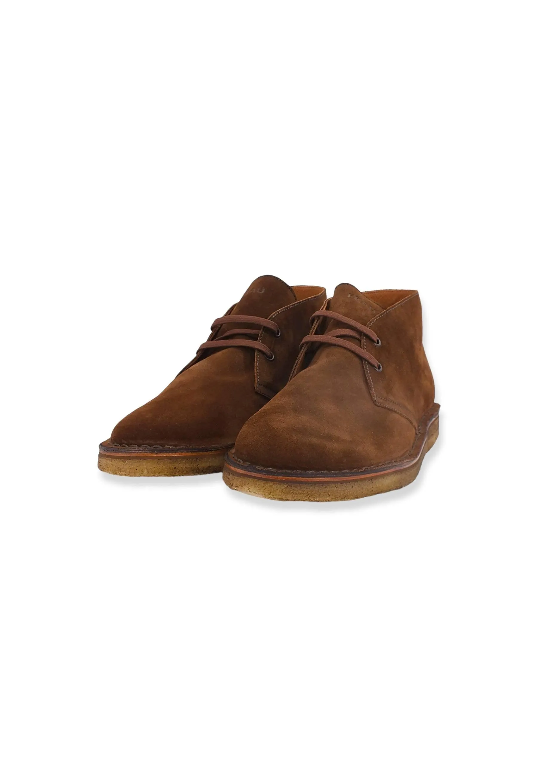 FRAU Stringata Stile Clark Uomo Marrone Castagno 25C0109