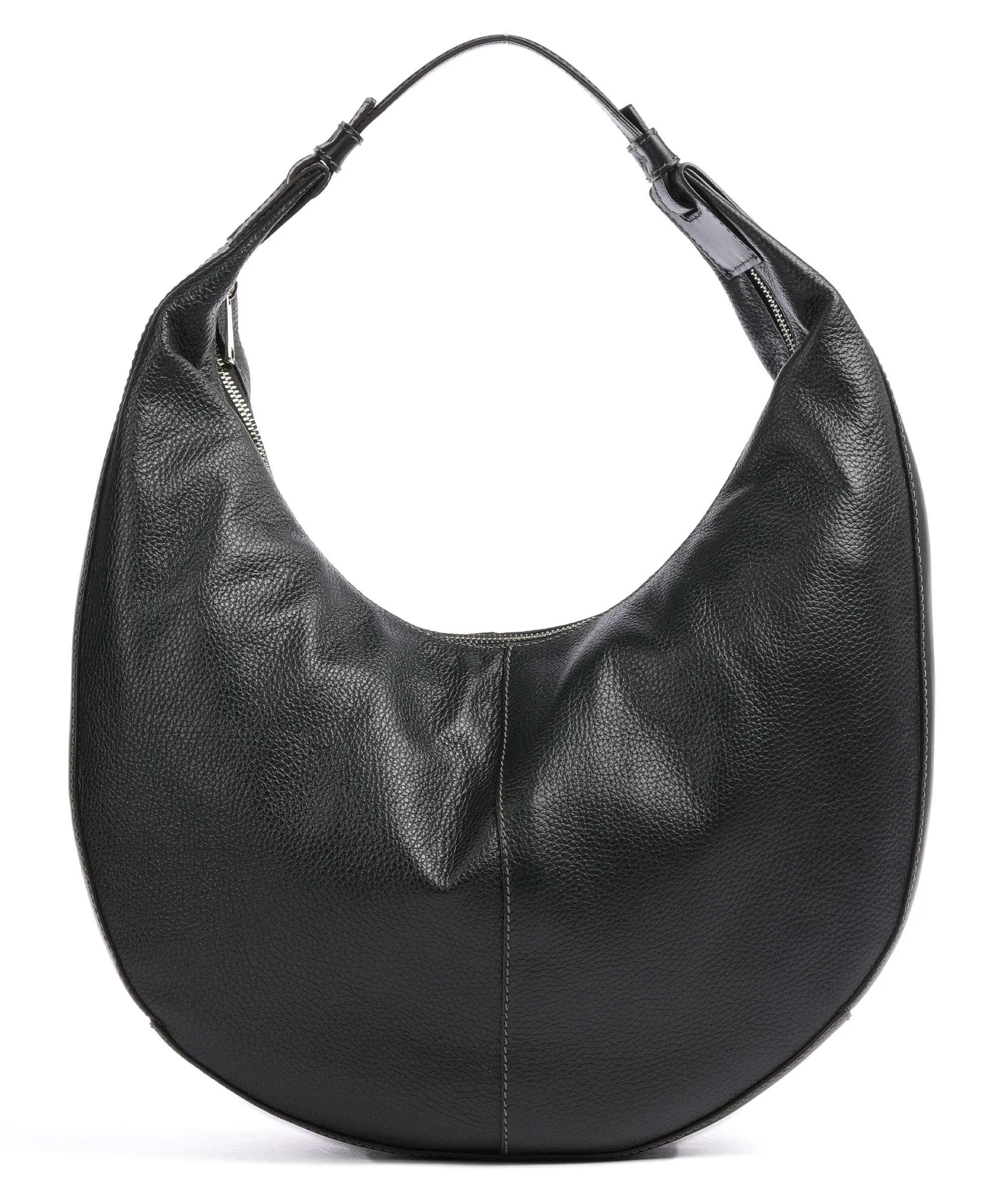  Furla Miastella L Borsa hobo pelle granulata nero  