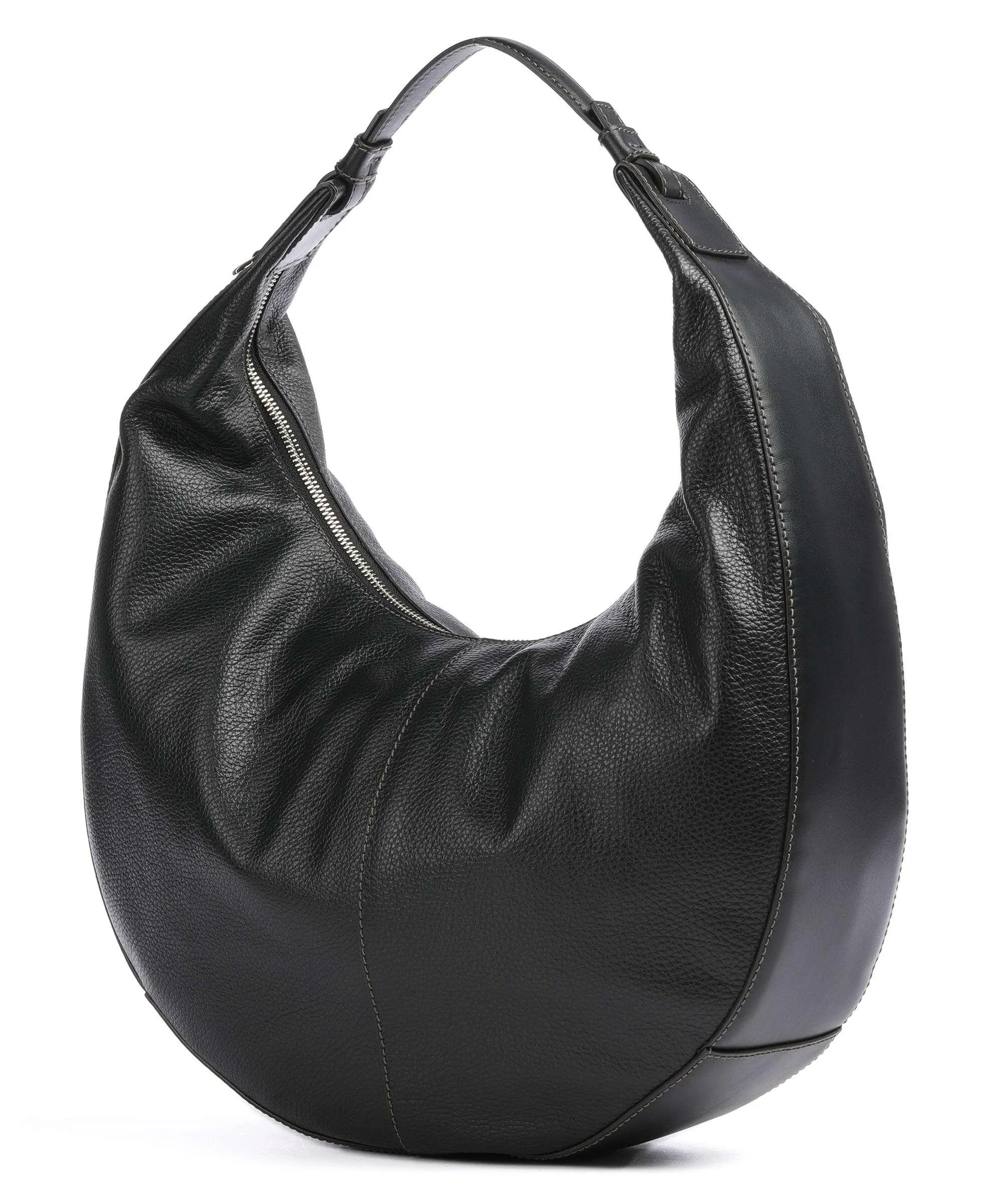 Furla Miastella L Borsa hobo pelle granulata nero  