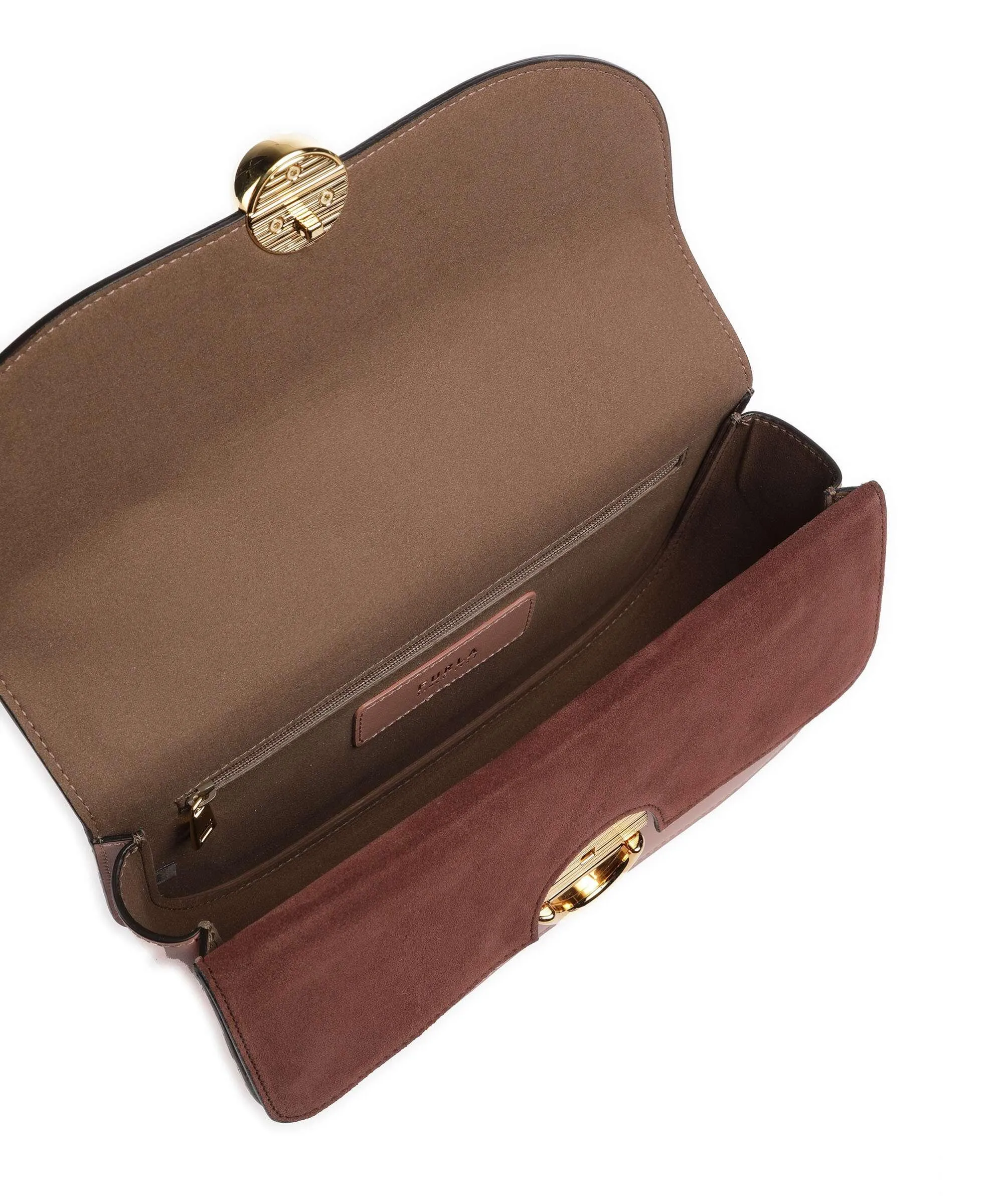  Furla Sfera S Borsa a spalla pelle di vitello finemente grana rosa antico  