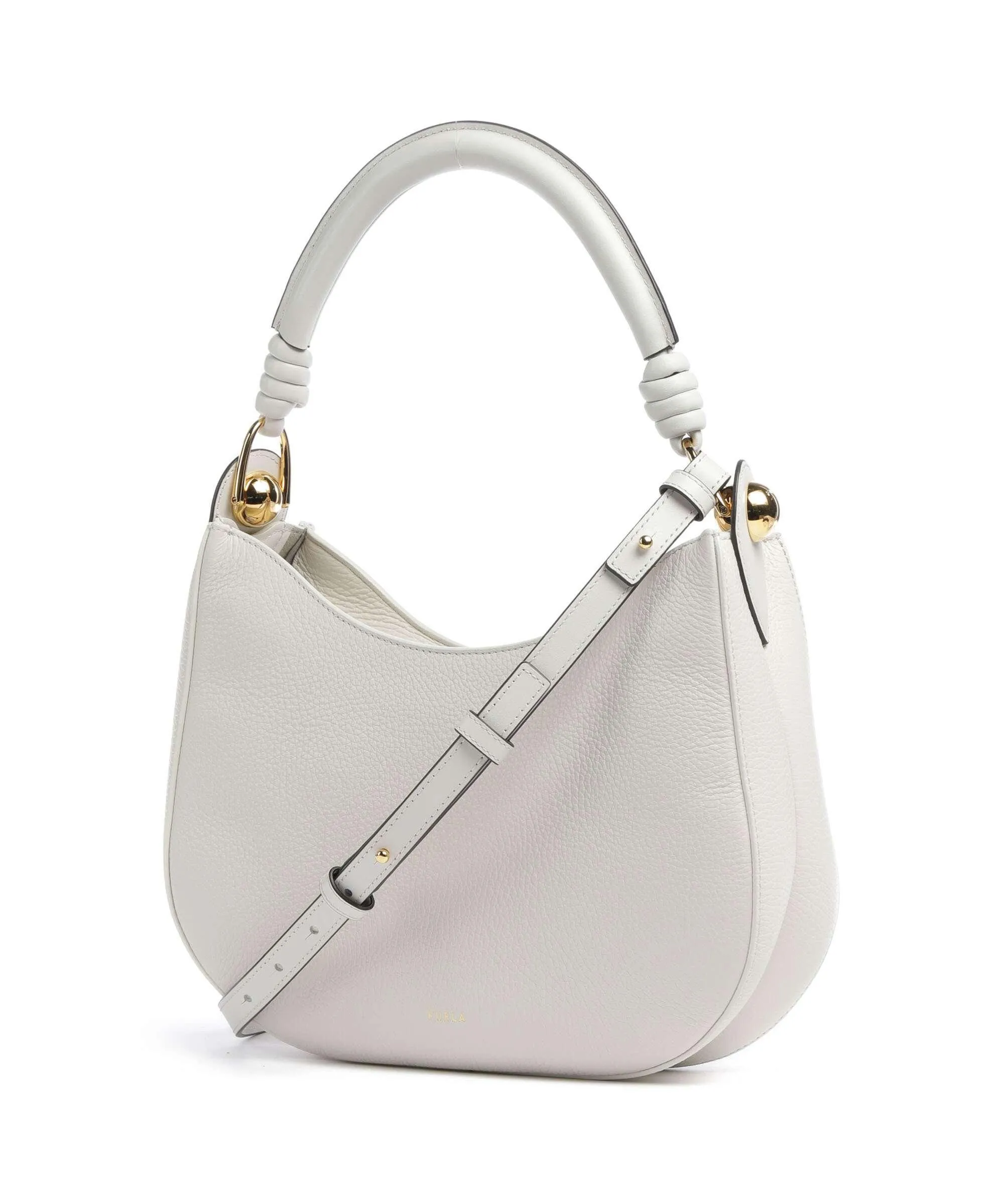  Furla Sfera S Borsa hobo pelle di vitello grana avorio  