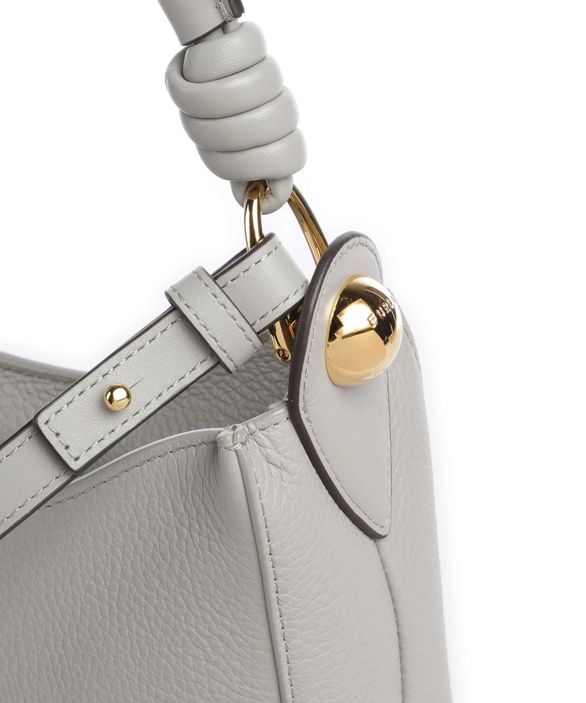  Furla Sfera S Borsa hobo pelle di vitello grana grigio chiaro  