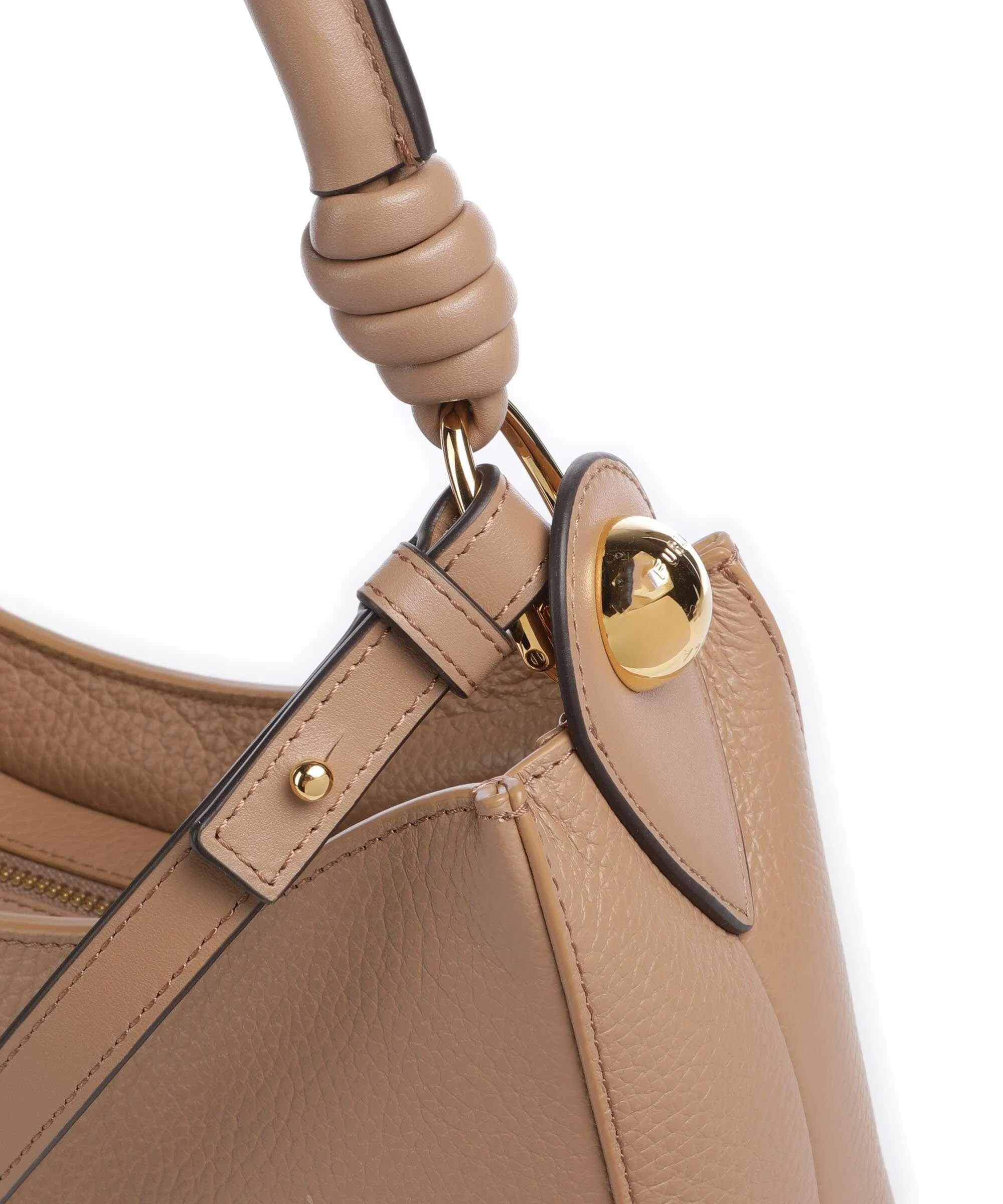  Furla Sfera S Borsa hobo pelle di vitello grana marrone chiaro  