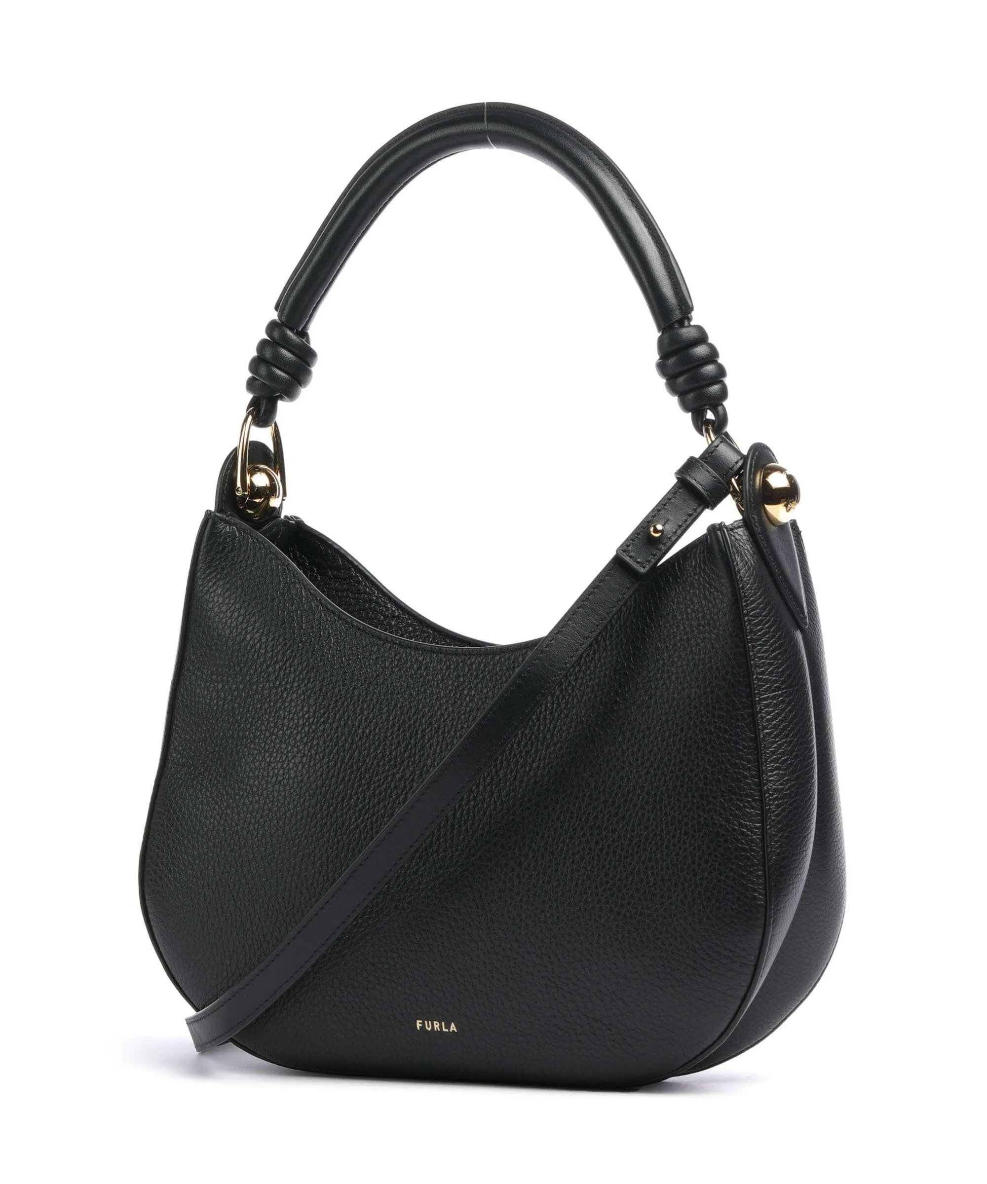  Furla Sfera S Borsa hobo pelle di vitello grana nero  