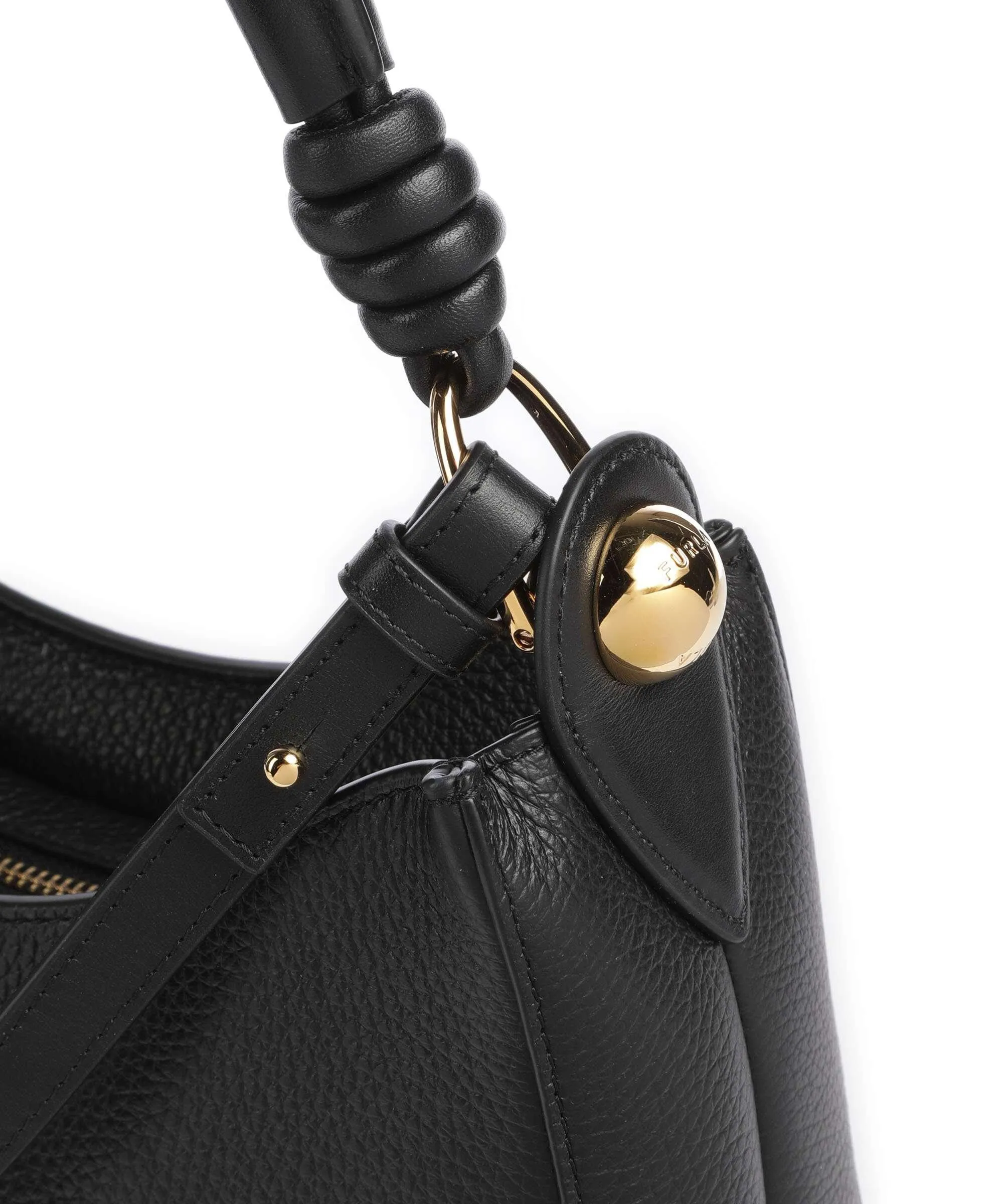  Furla Sfera S Borsa hobo pelle di vitello grana nero  
