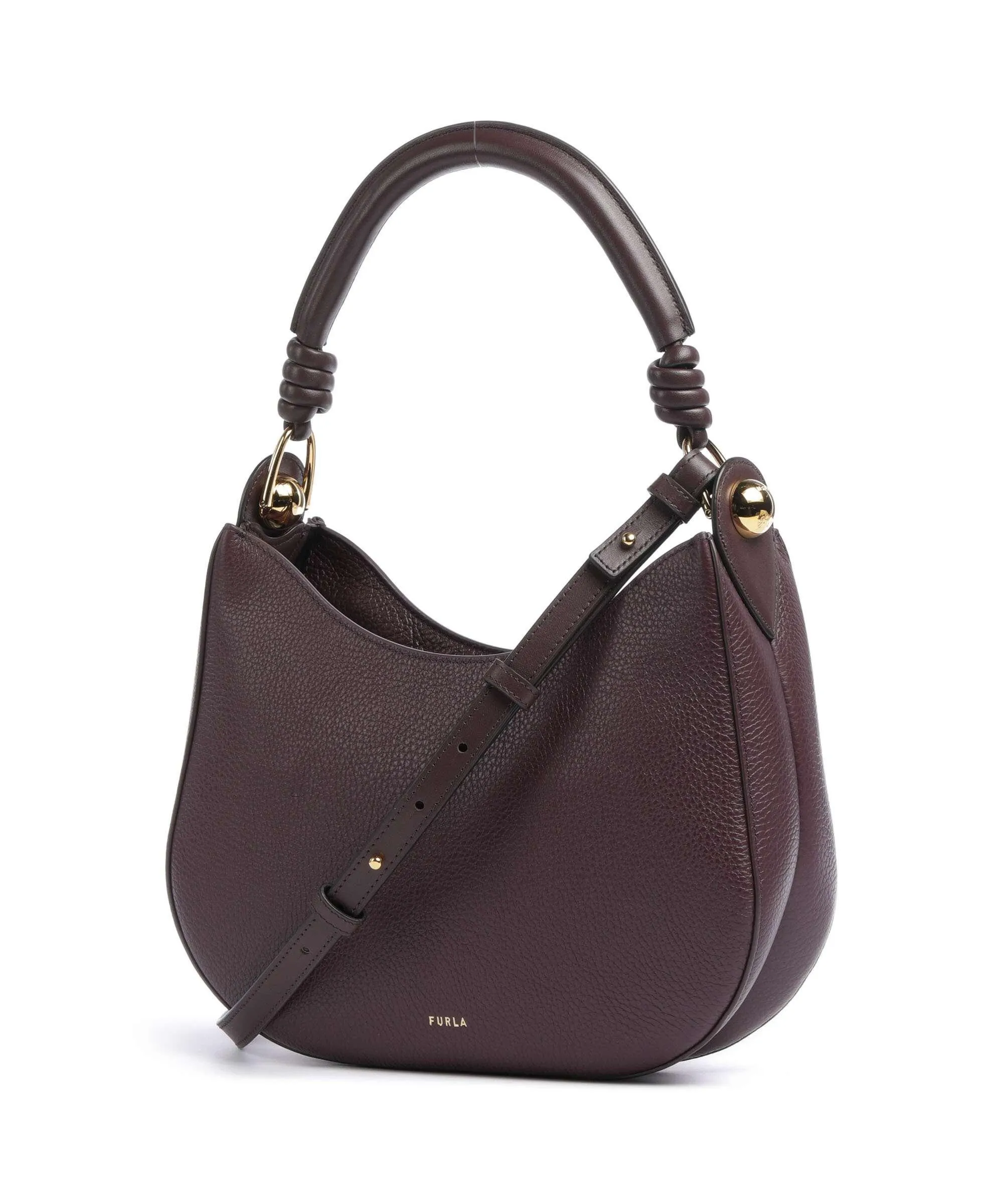  Furla Sfera S Borsa hobo pelle di vitello grana vino  