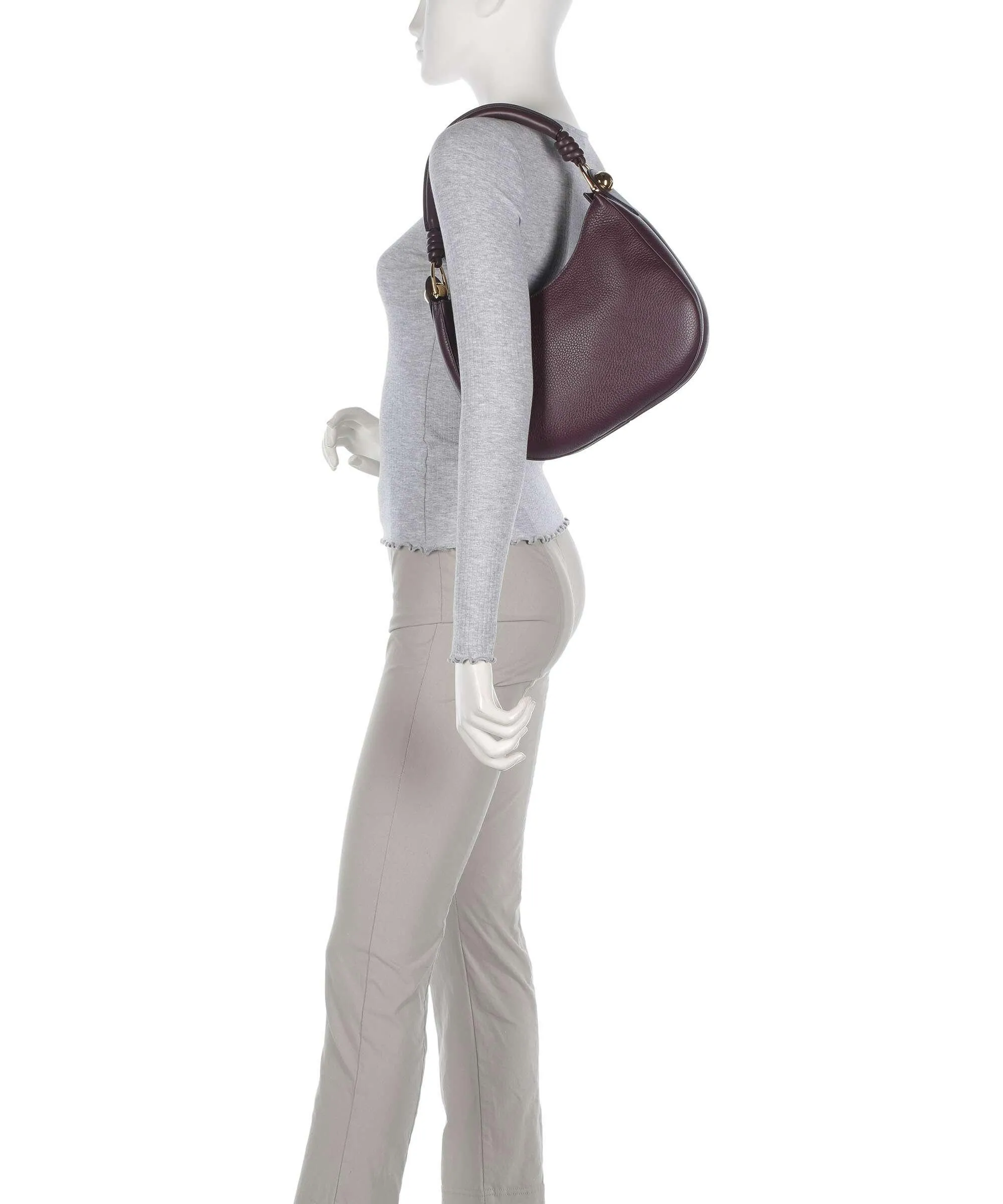  Furla Sfera S Borsa hobo pelle di vitello grana vino  
