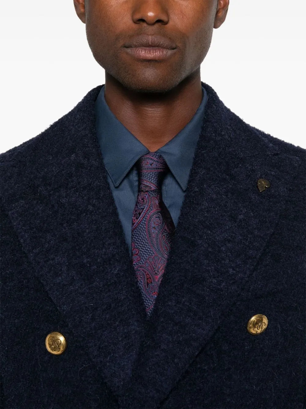   Gabriele Pasini  Cappotto doppiopetto Boucle  