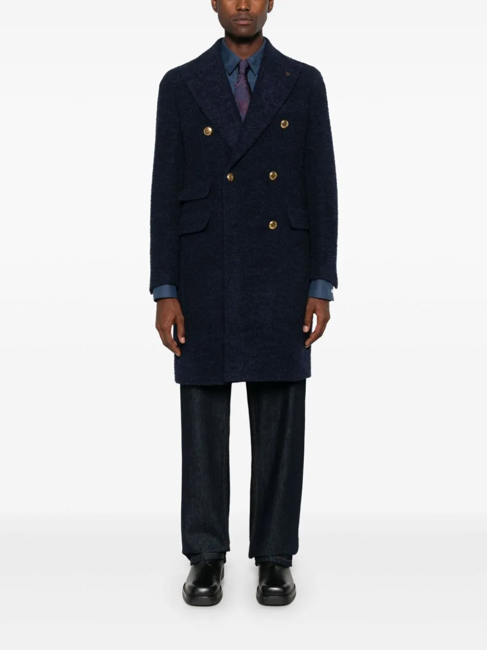   Gabriele Pasini  Cappotto doppiopetto Boucle  