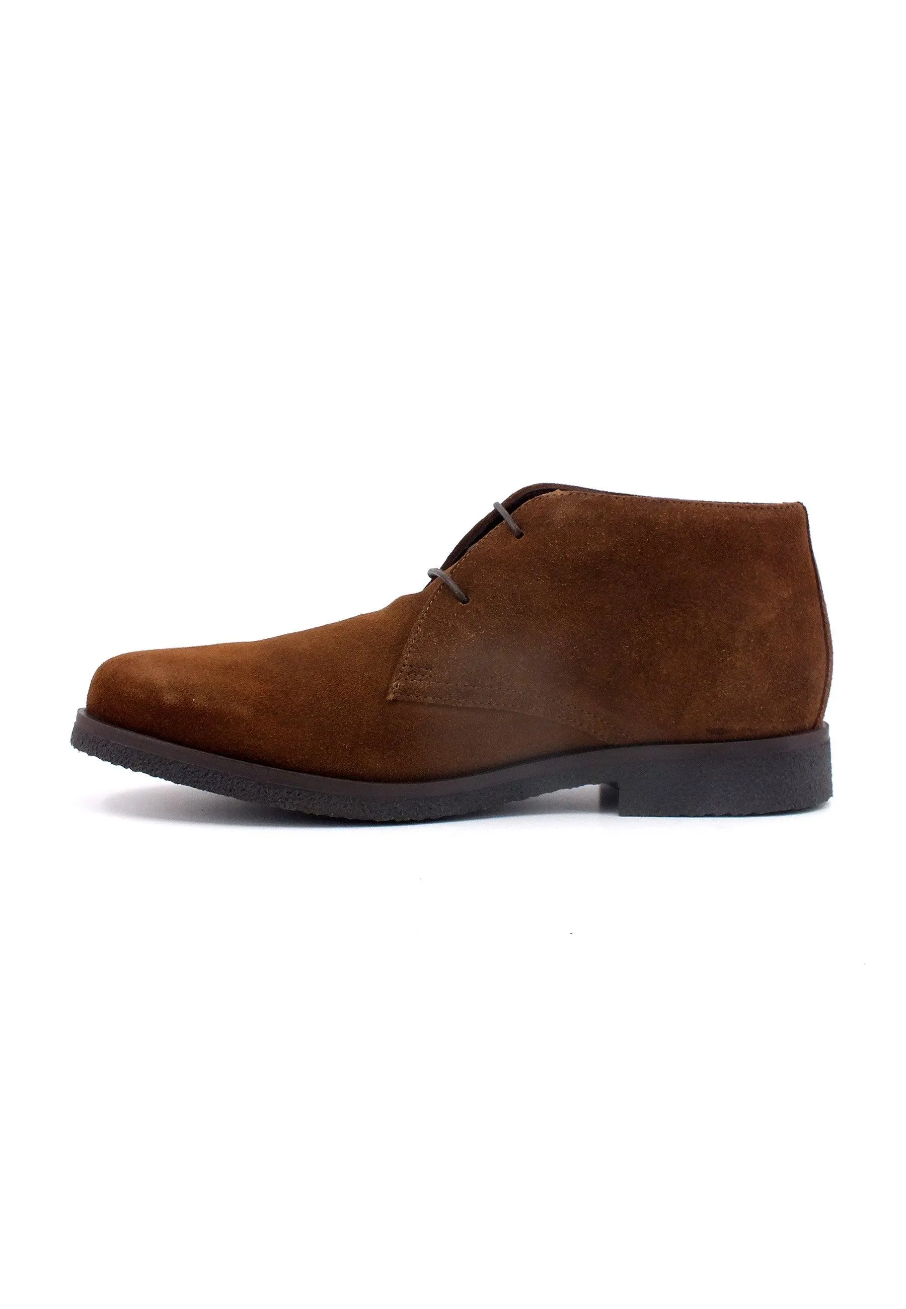 GEOX Claudio Stivaletto Stile Clark Uomo Brown Cotto U0458A00022C6003