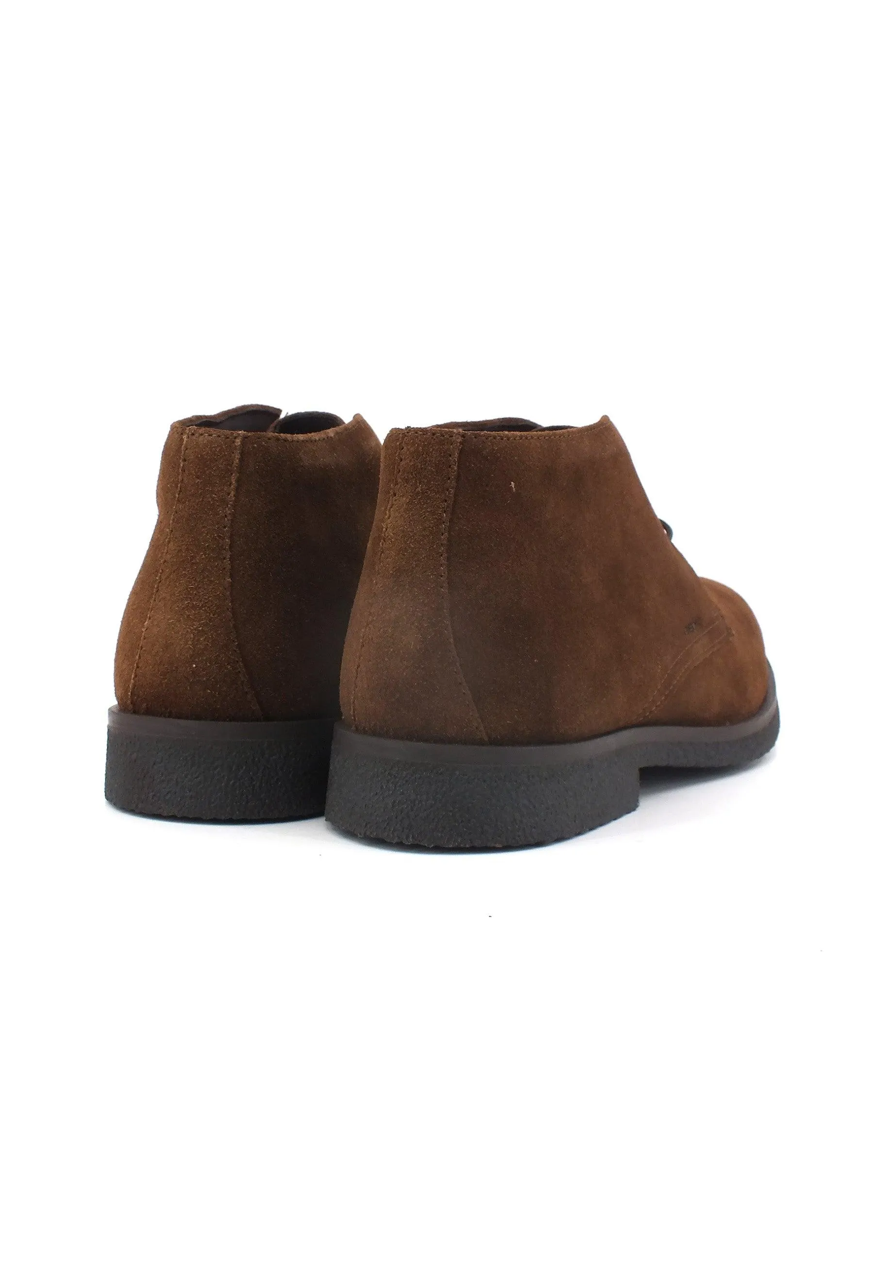 GEOX Claudio Stivaletto Stile Clark Uomo Brown Cotto U0458A00022C6003