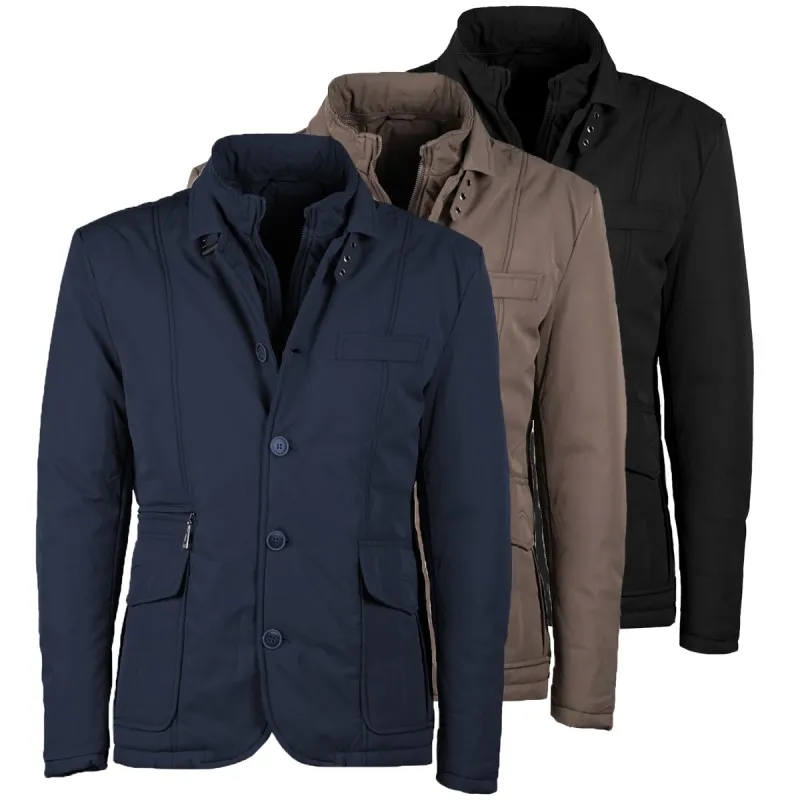Giacca giubbino invernale Tessuto Tecnico giubbotto uomo Dresserd Moda Giubbino Giacca