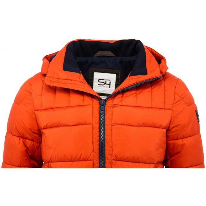 Giacca invernale con cappuccio S4 Brique