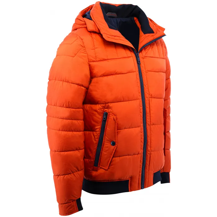 Giacca invernale con cappuccio S4 Brique