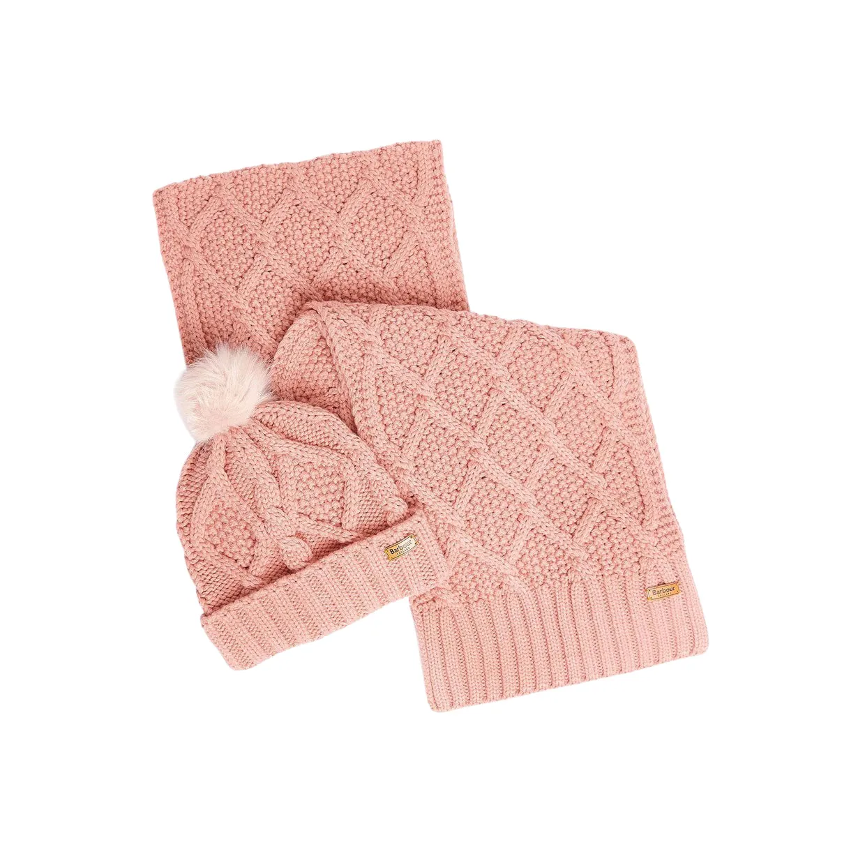 Gift Set Donna Barbour Cappello+Sciarpa Ridley Rosa