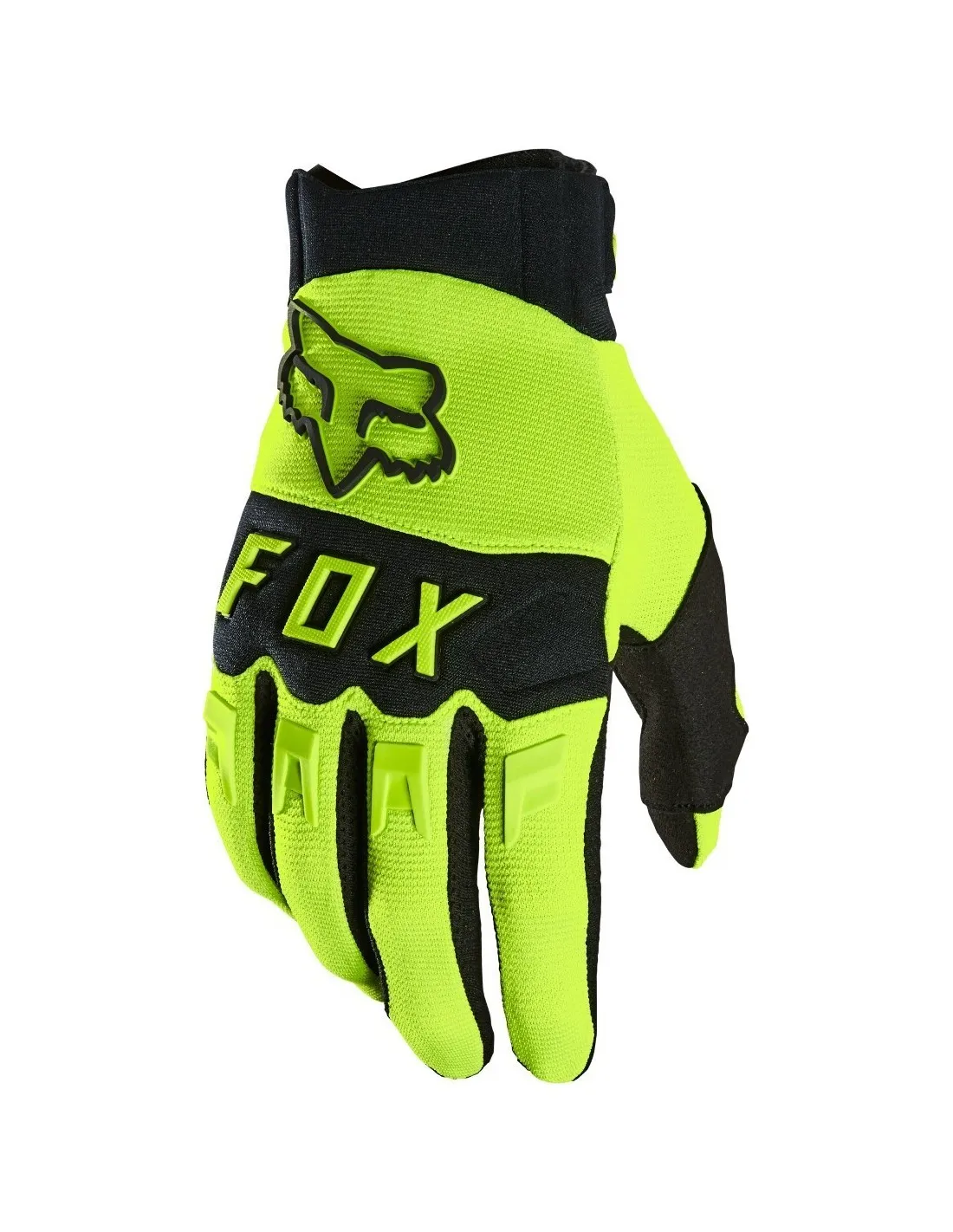 Guanti da mountain bike Fox Dirtpaw Glove Flo gialli