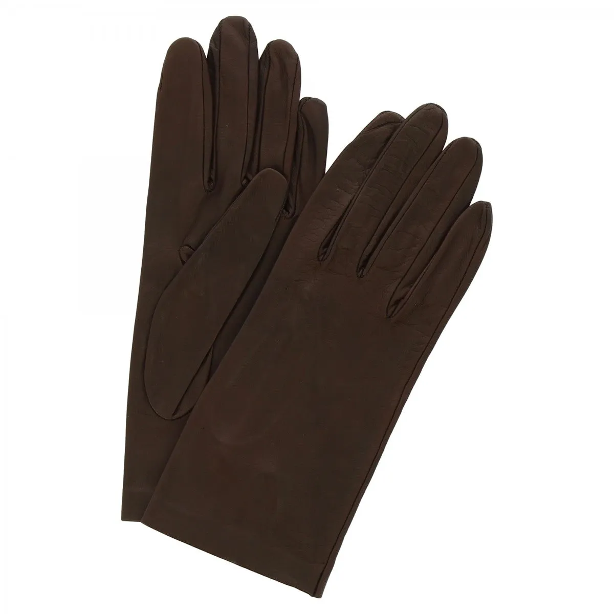 Guanti in nappa classici da donna fatti a mano testa di moro