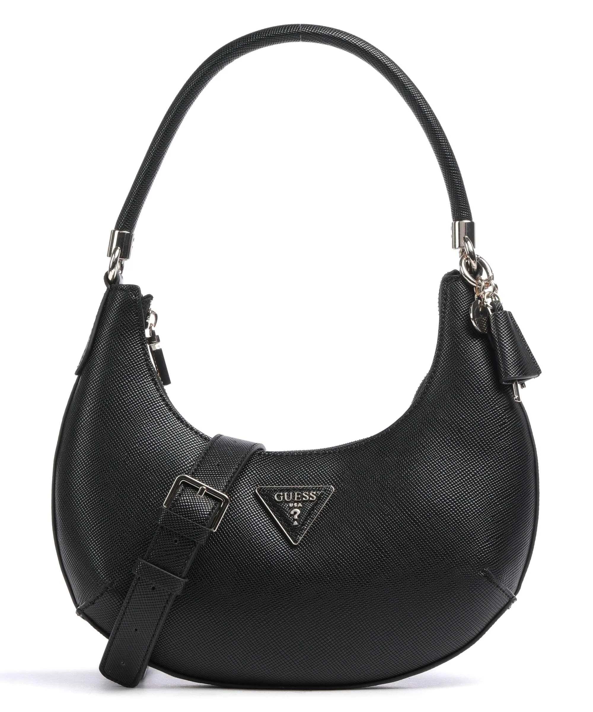  Guess Gizele Borsa hobo pelle sintetica nero  