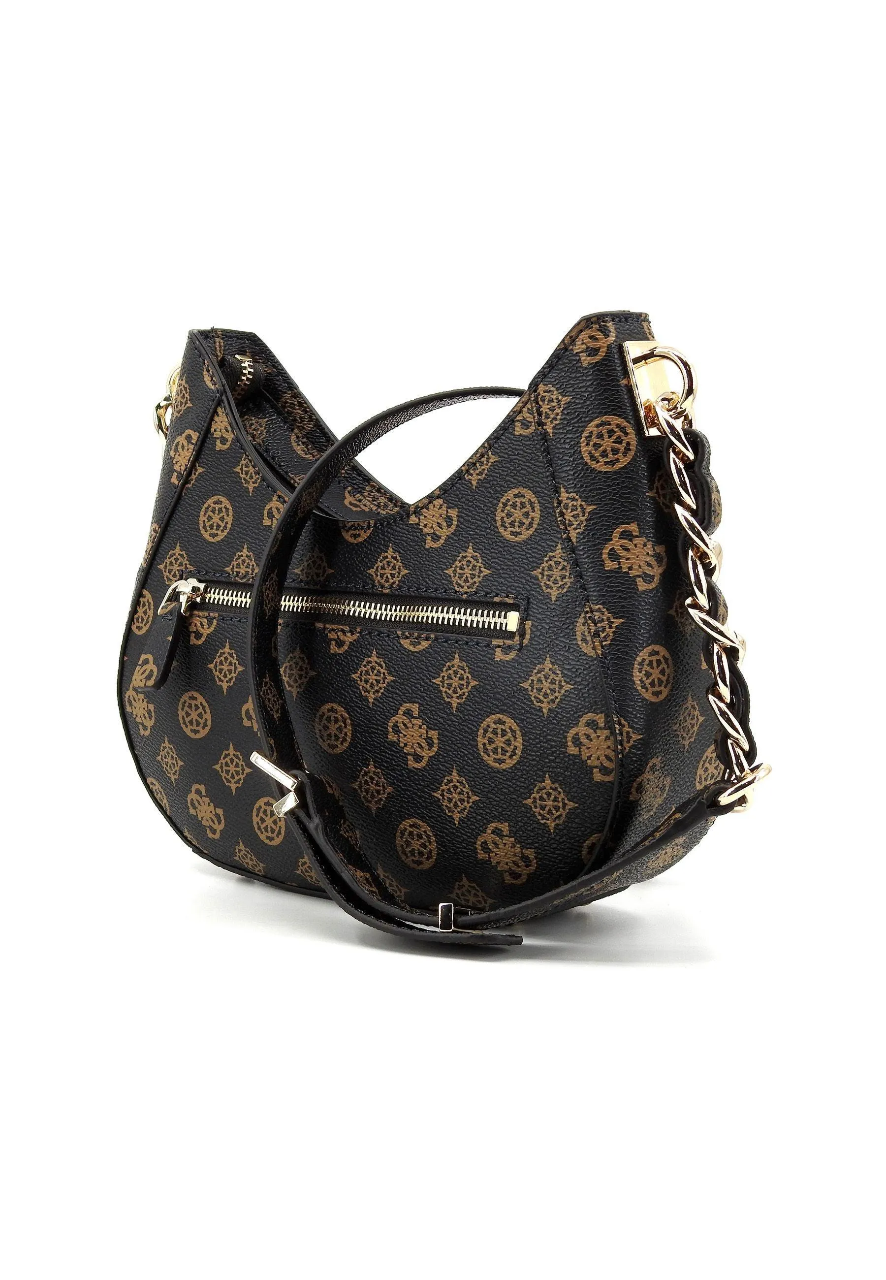 GUESS Nelka Borsa Tracolla Donna Mocha Logo PG930712