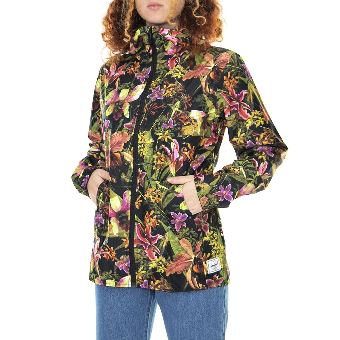 Herschel Voyage Wind - Giacca Invernale con Cappuccio Donna Camo / Jungle Hoffman    