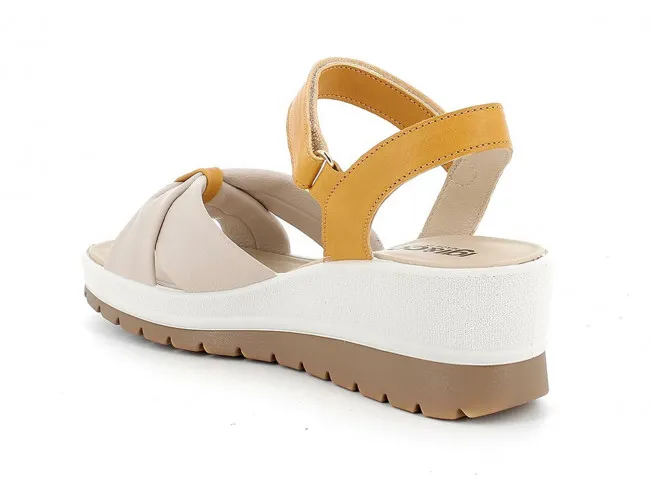 IGI&CO SANDALI CON ZEPPA DONNA ESTATE 5667111 202415667111  CLAIRE SABBIA - GIALLO