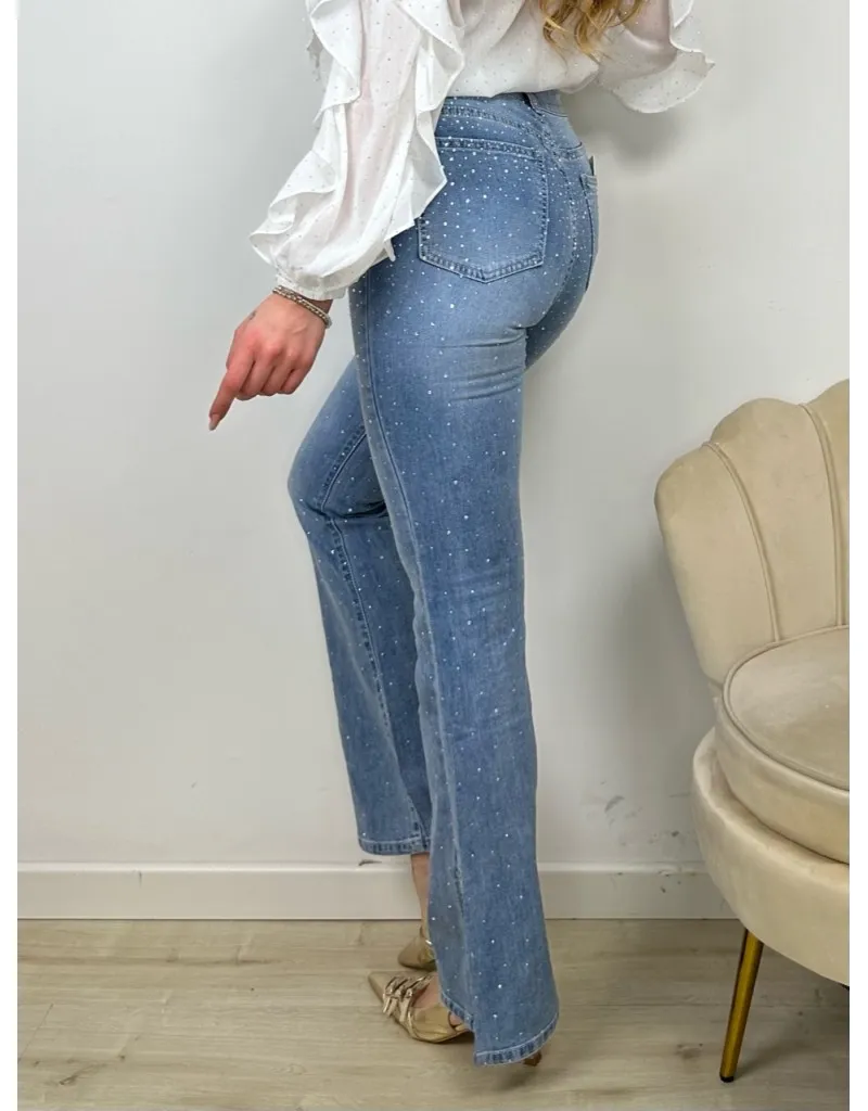 JEANS FLARE BRILLANT