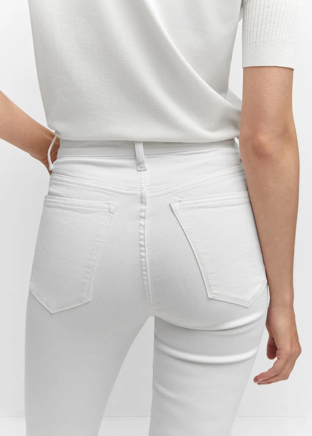 Jeans flare crop