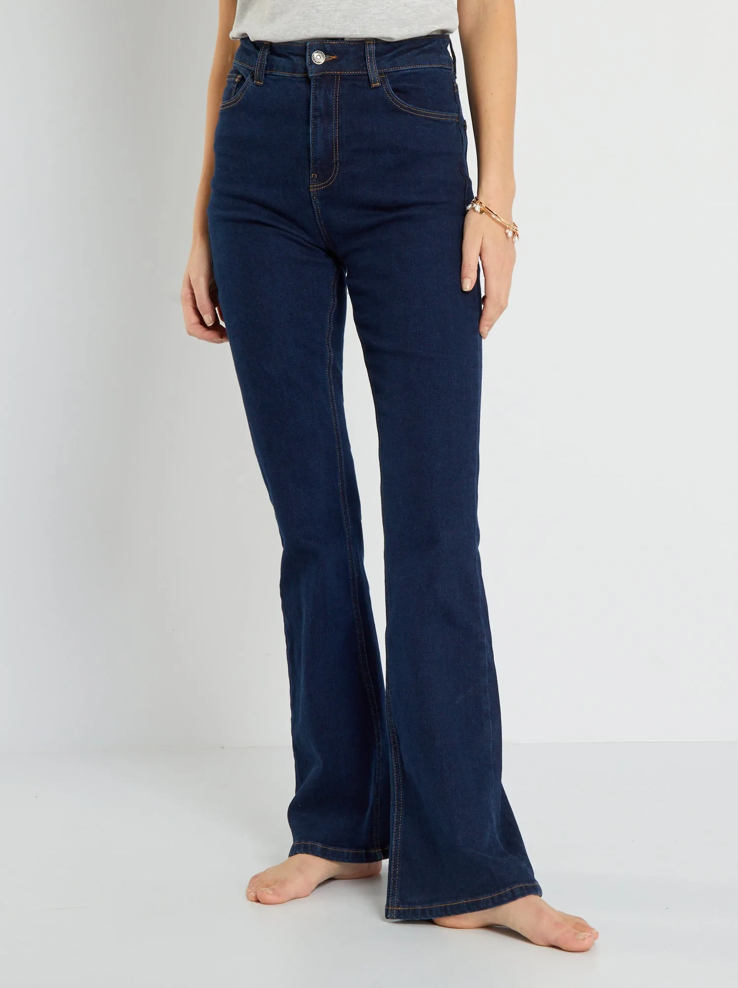 Jeans flare - L32 - BLU