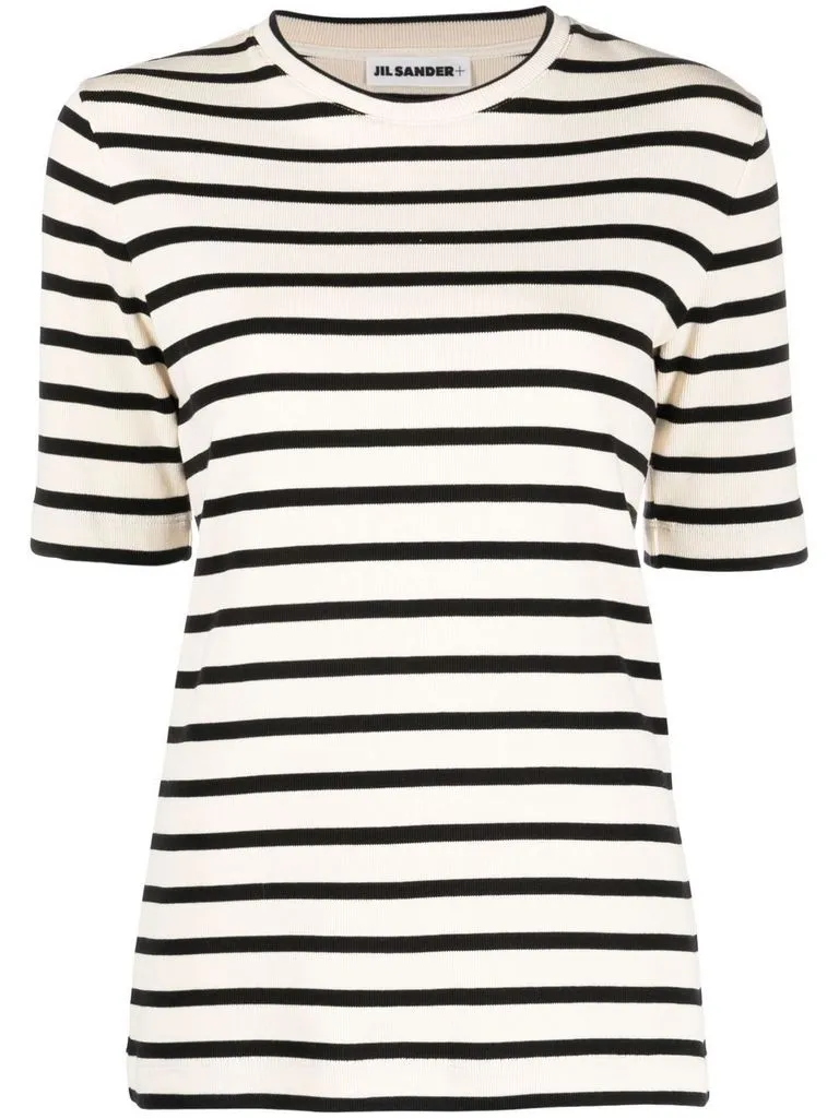 jil sander T-shirt a righe