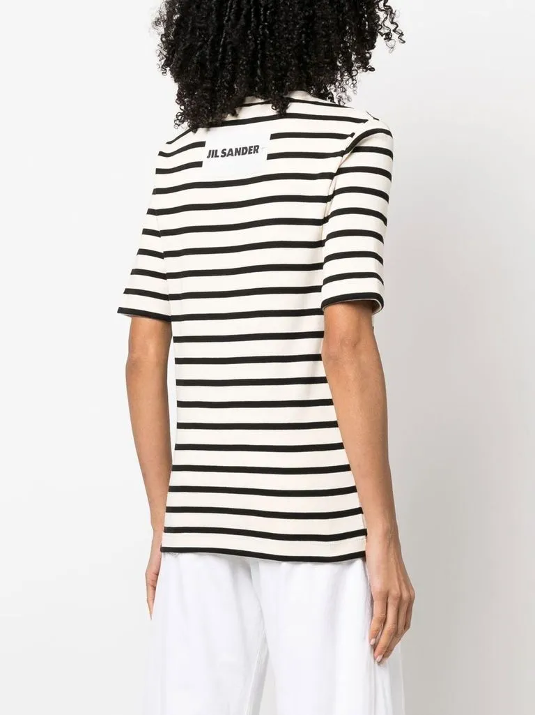 jil sander T-shirt a righe