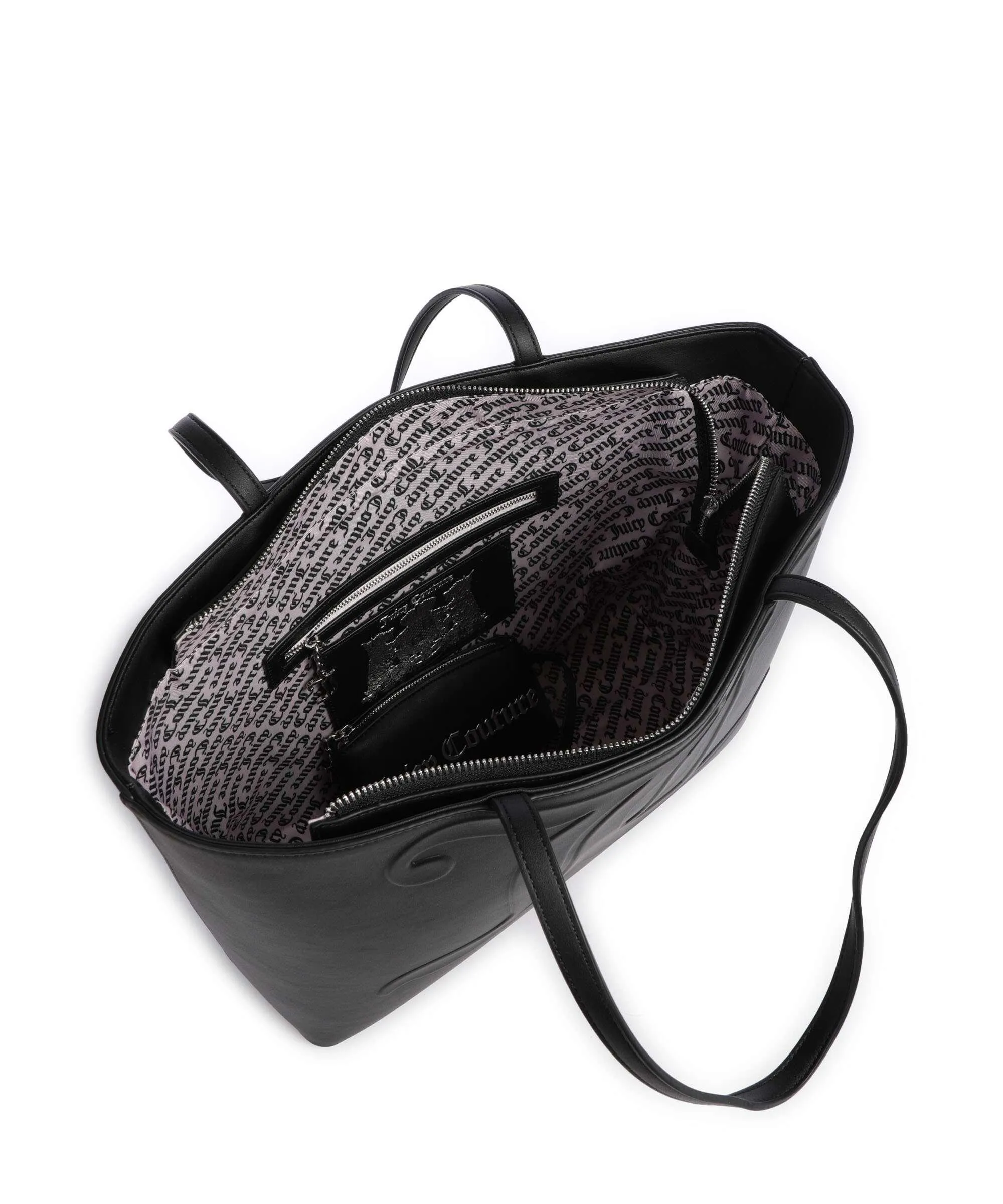  Juicy Couture Giselle Borsa shopper pelle sintetica nero  