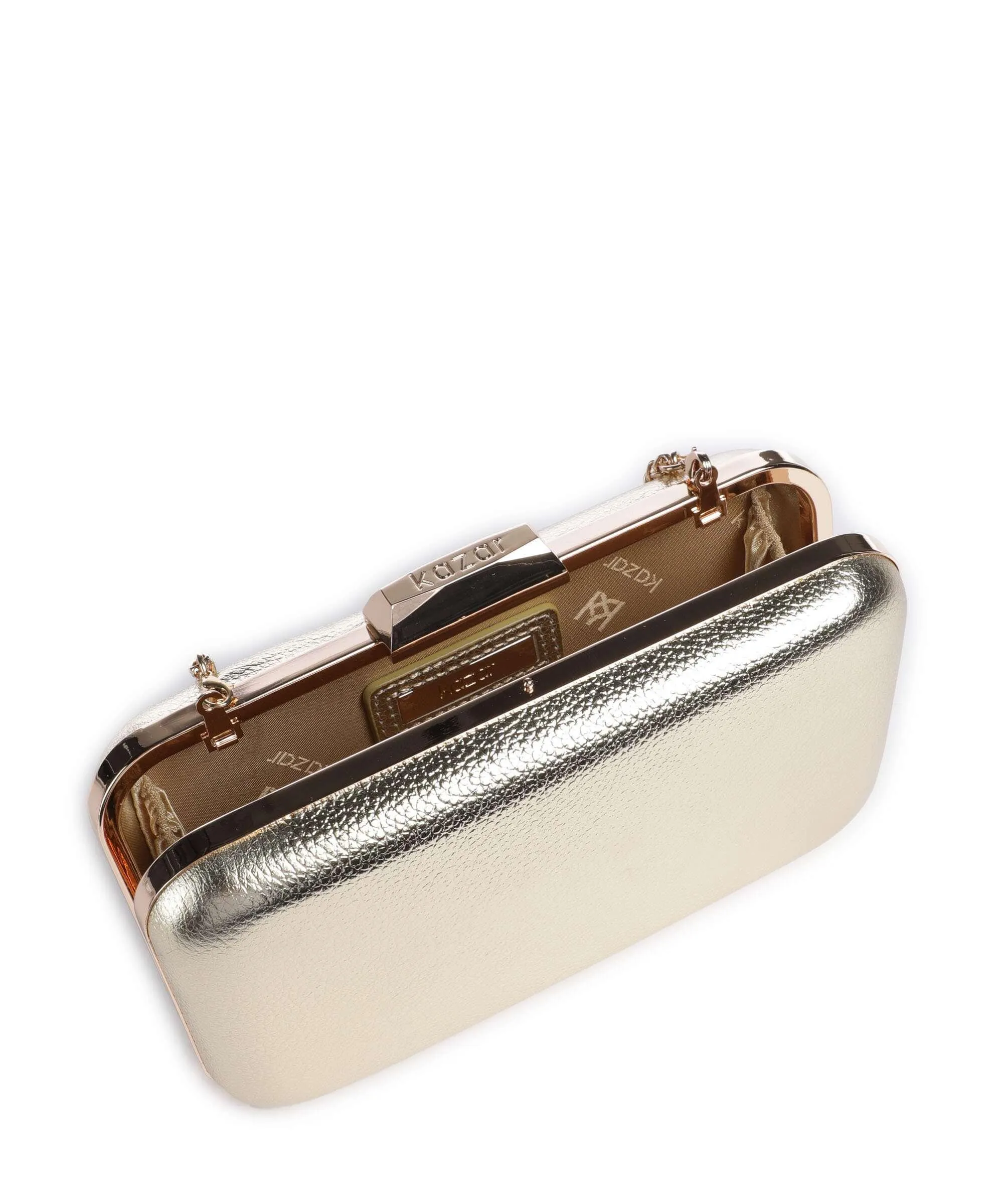  Kazar Louise Borsa a tracolla pelle granulata oro  