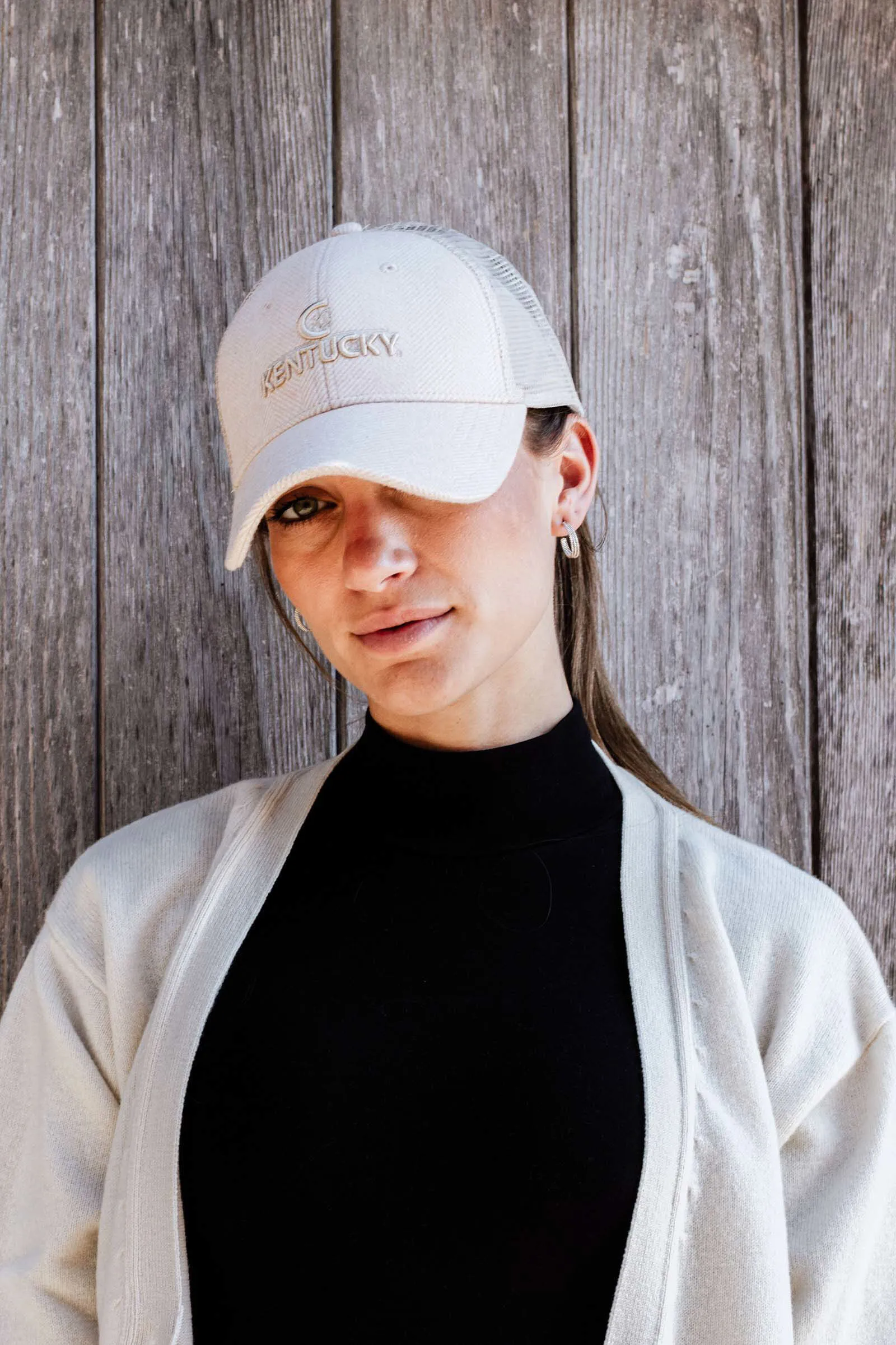 Kentucky Horsewear Cappello trucker in lana