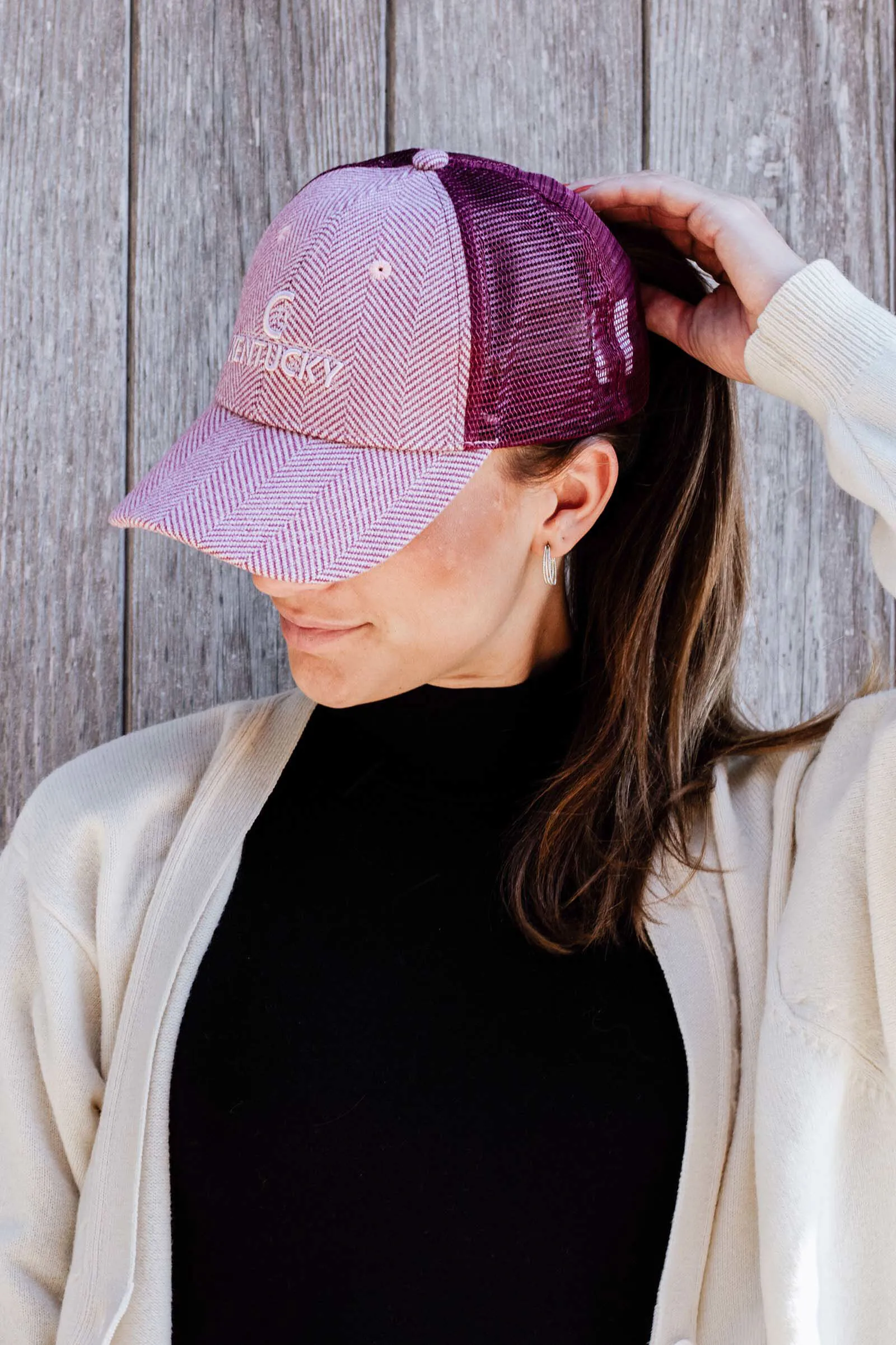 Kentucky Horsewear Cappello trucker in lana