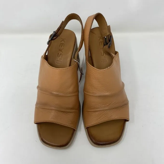 Keys Sandalo Con Fascione In Pelle Tacco 8,5