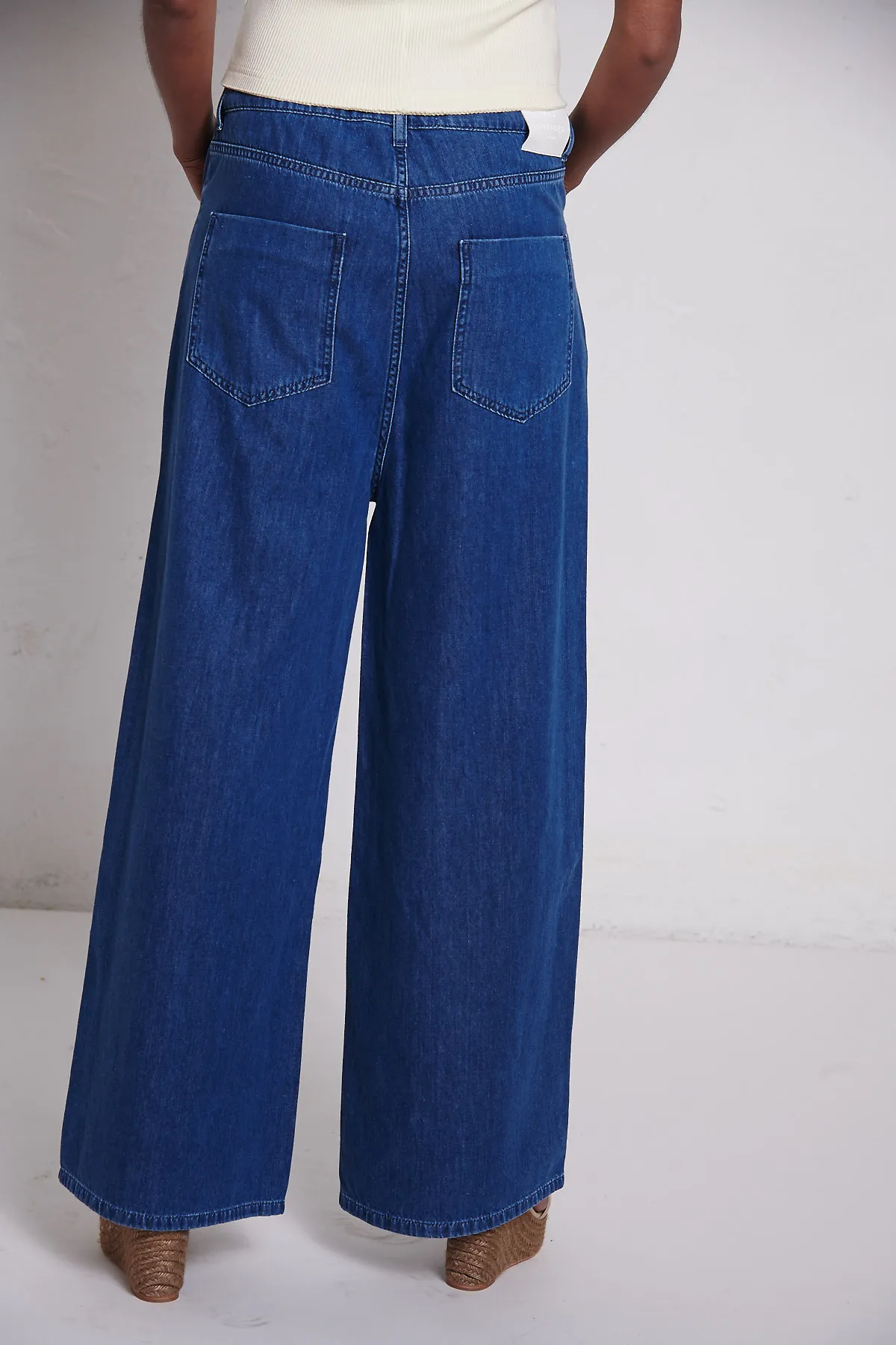 LES COYOTES DE PARIS Jeans con cordone in vita