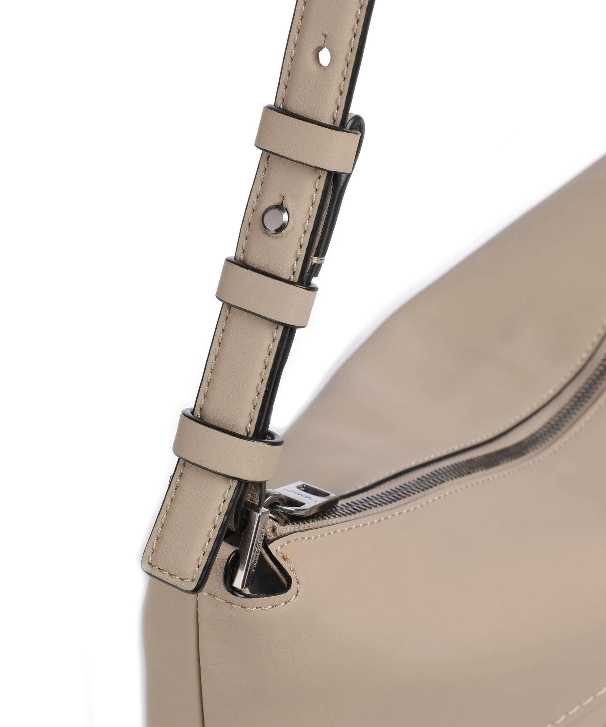  Liebeskind Edda Calf Optic M Borsa hobo pelle di vacchetta finemente grana beige  