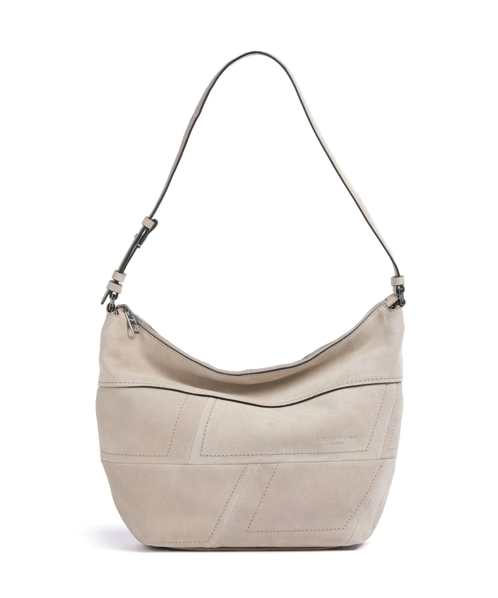  Liebeskind Edda Promo Suede M Borsa hobo pelle ruvida, pelle a grana fine beige  