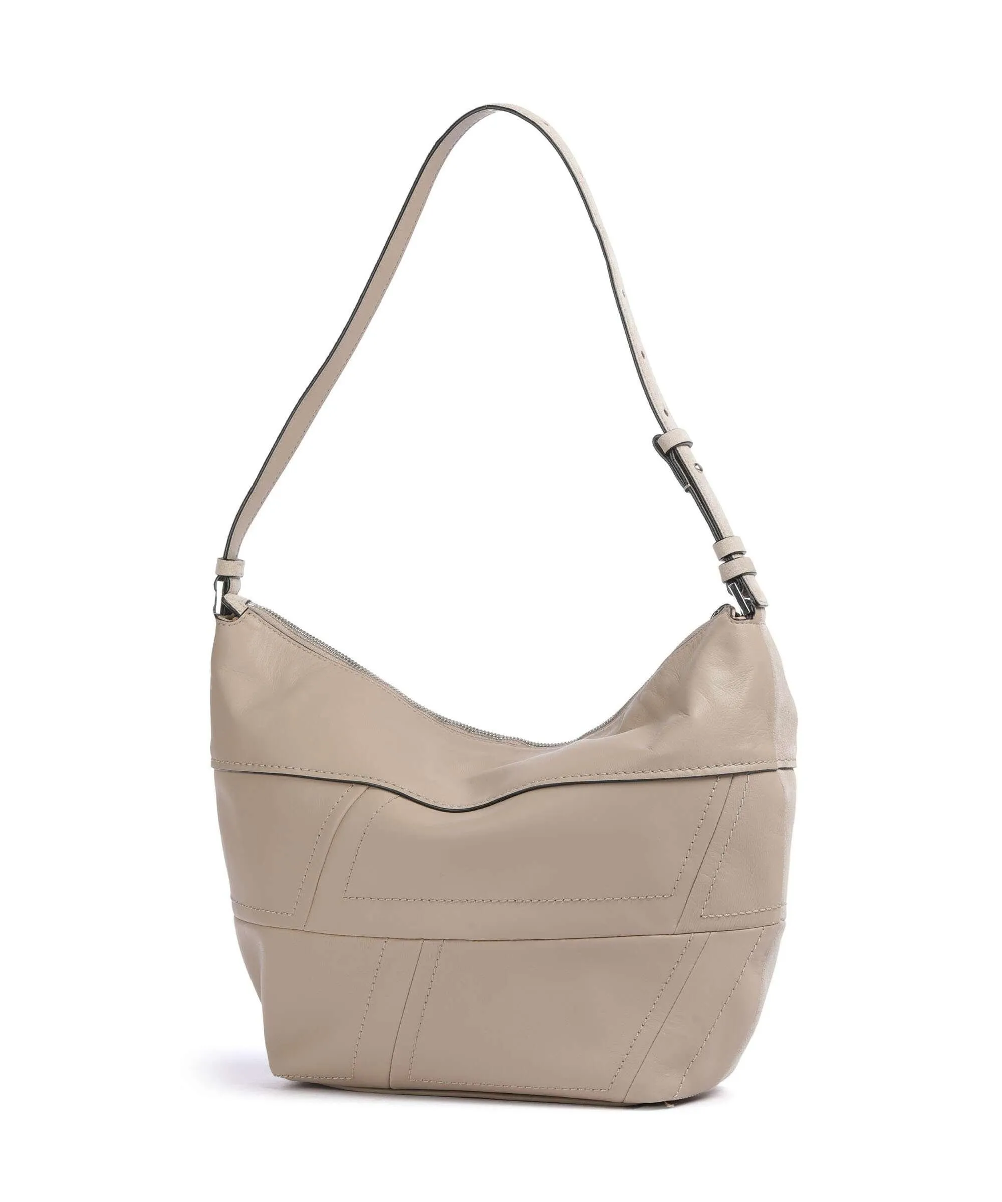  Liebeskind Edda Promo Suede M Borsa hobo pelle ruvida, pelle a grana fine beige  