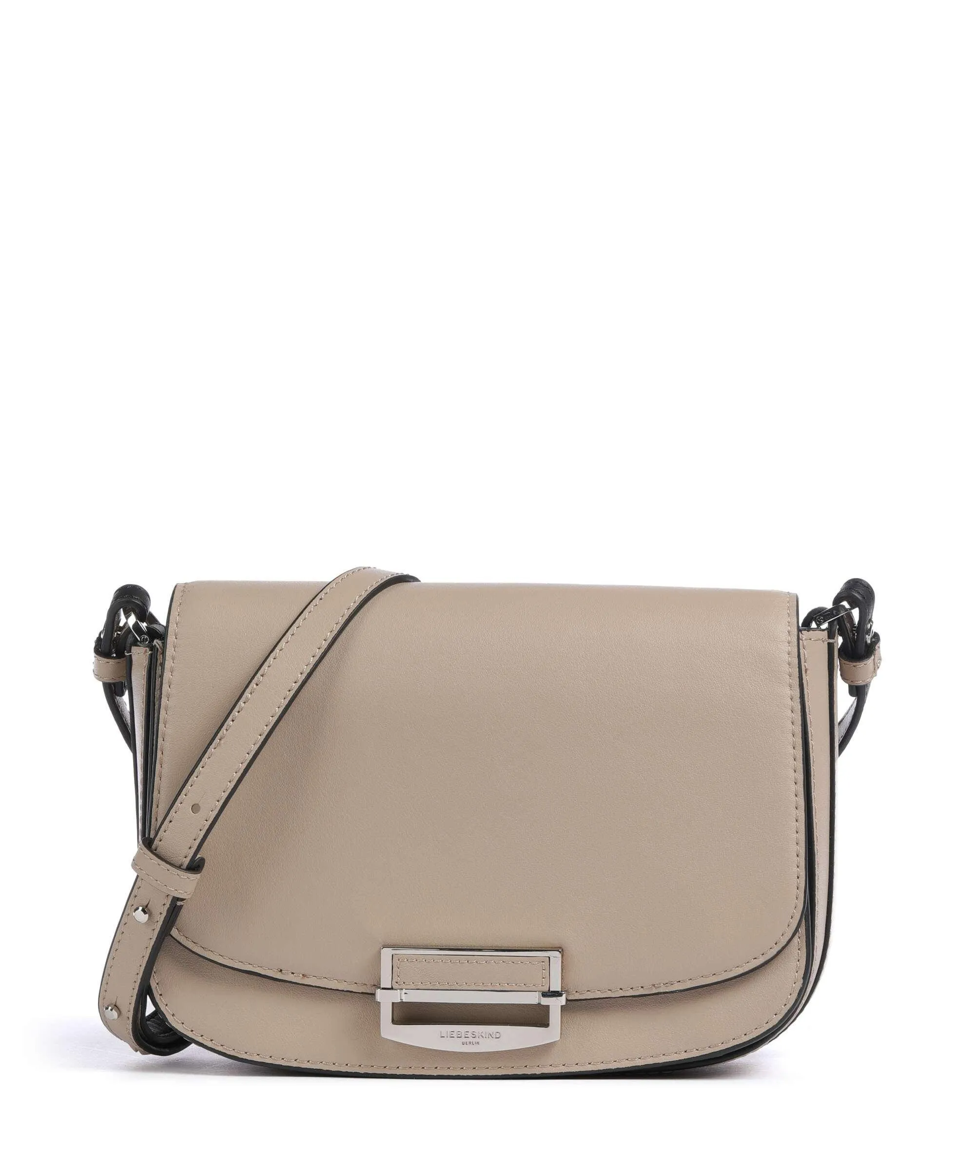  Liebeskind Ezra Calf Optic M Borsa a tracolla pelle di vitello finemente grana beige  